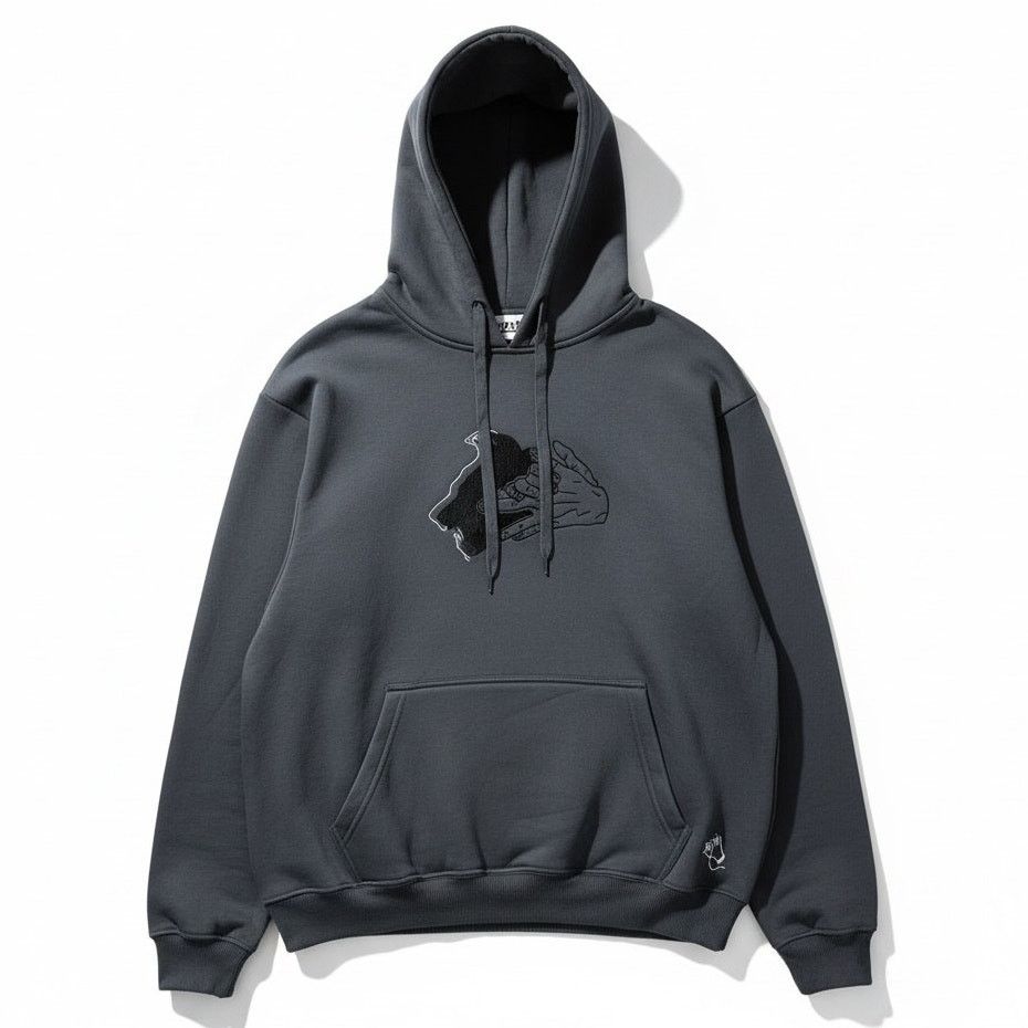 Steady Hands Steady Hands ASL Gray Hoodie "Divine Dogs" Sasuke Anime L Size US L / EU 52-54 / 3 - 1 Thumbnail