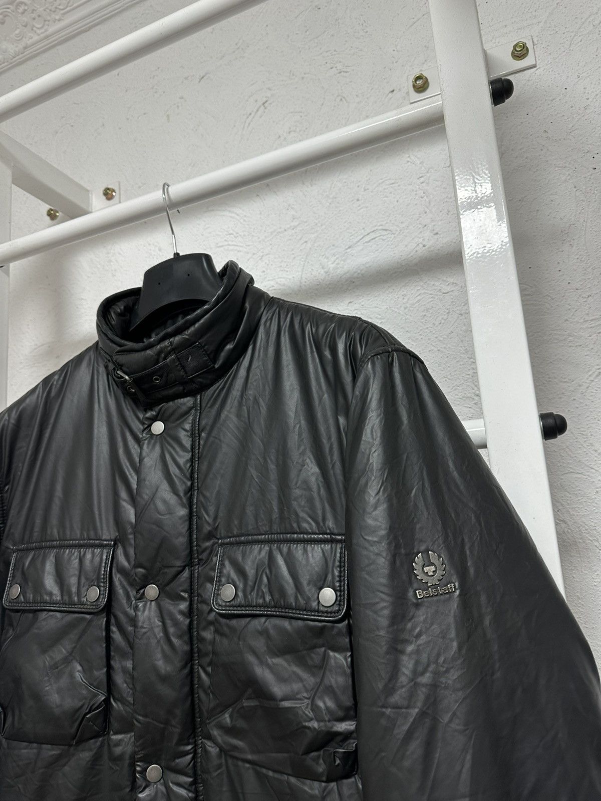 Belstaff Belstaff Black Glossy Puffer Jacket Size L Size US L / EU 52-54 / 3 - 2 Thumbnail