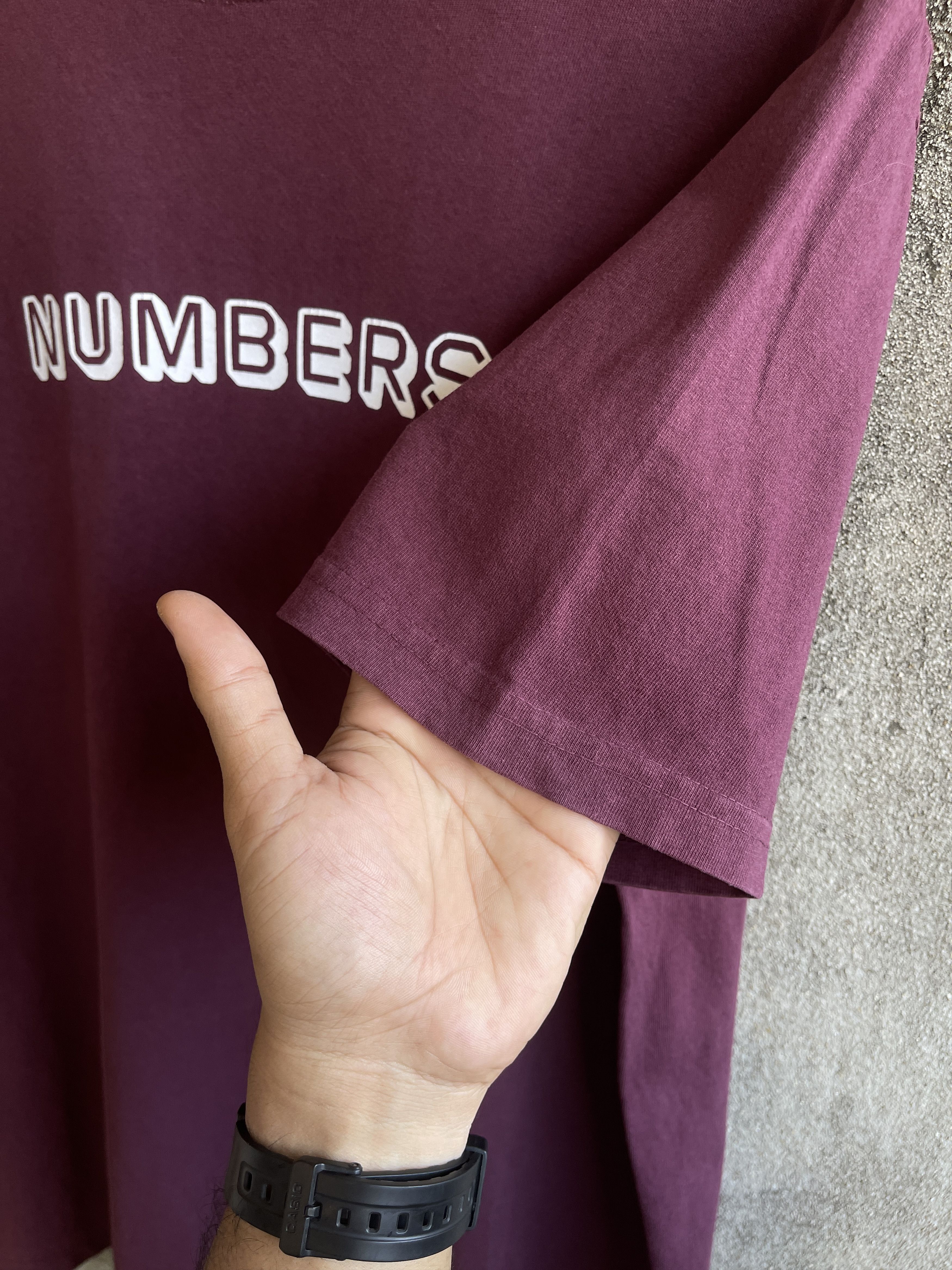 Numbers Hype🔥Numbers🔥Center Logo Tee Made in Usa Size US XL / EU 56 / 4 - 4 Thumbnail