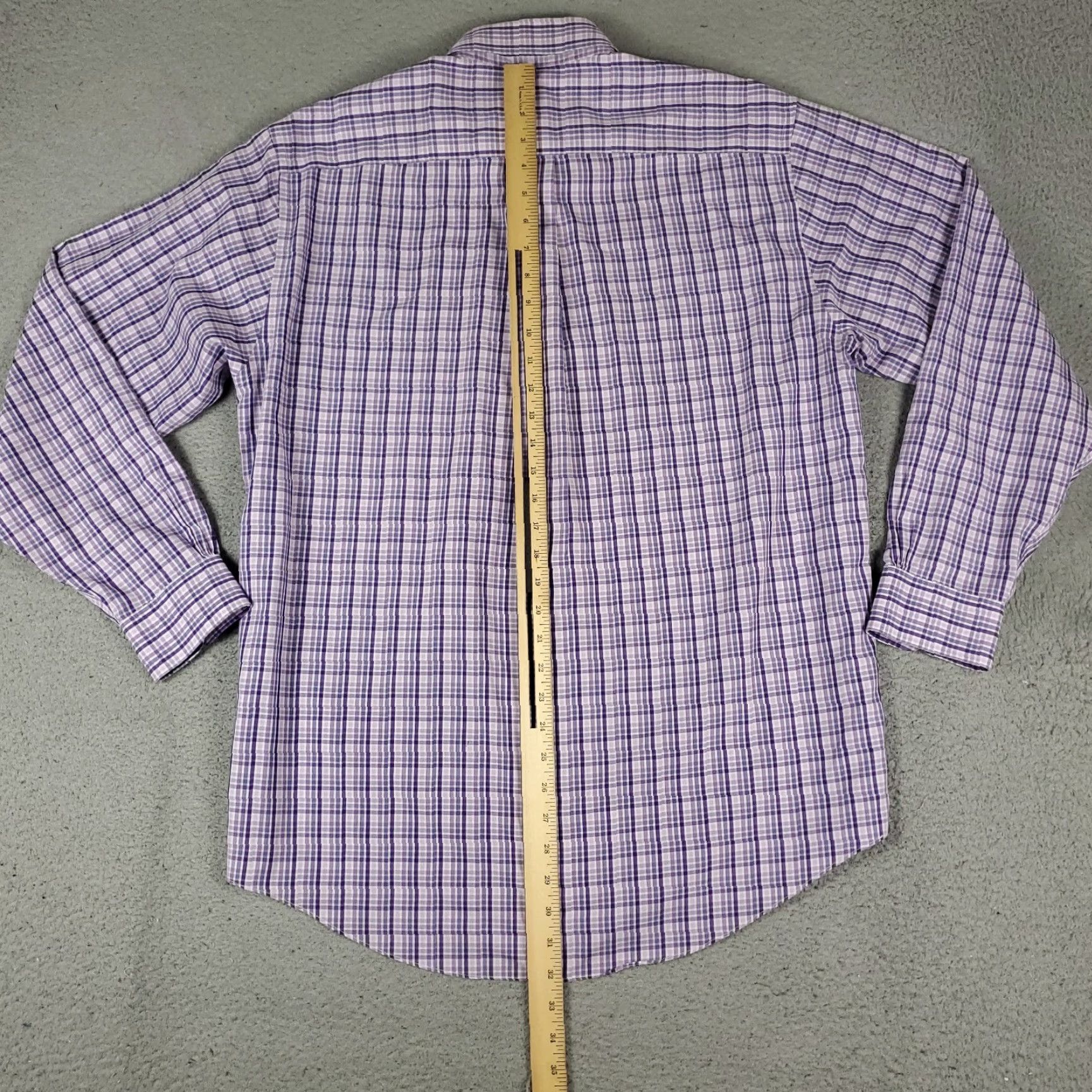 Brooks Brothers Brooks Brothers Shirt Mens Medium Purple Plaid Button-Up Long Sleeve Casual Classic Preppy Size US M / EU 48-50 / 2 - 3 Thumbnail