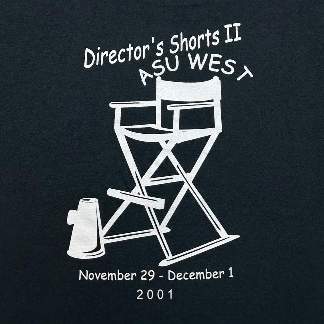 Jerzees × Vintage Y2K Directors Shorts ASU West T-Shirt Size US XL / EU 56 / 4 - 3 Thumbnail