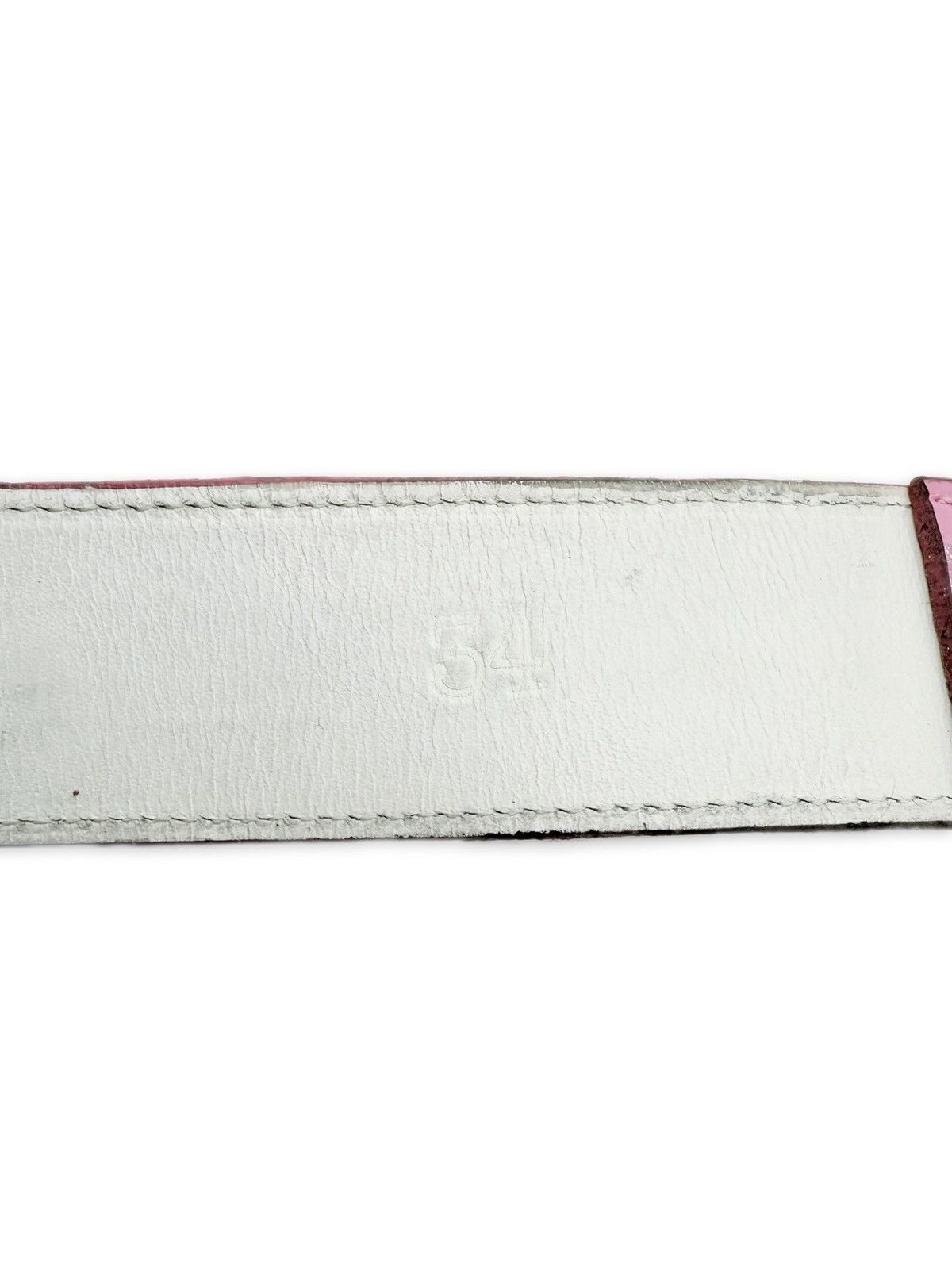 Chrome Hearts Chrome Hearts Pyramid Stud Leather Rhodium Pink Roller Belt Size 34 - 9 Thumbnail