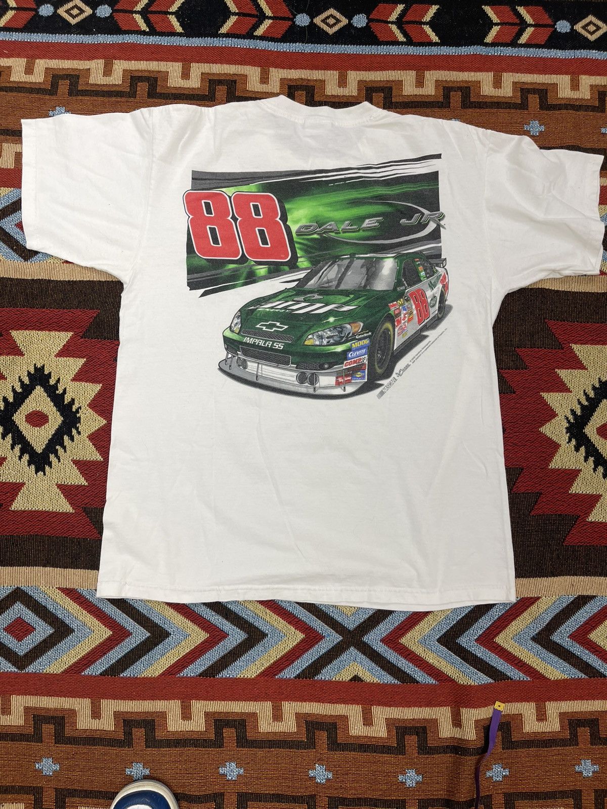 Chase Authentics × NASCAR VTG Y2K NASCAR DALE JR RACE TEE Size US L / EU 52-54 / 3 - 6 Thumbnail