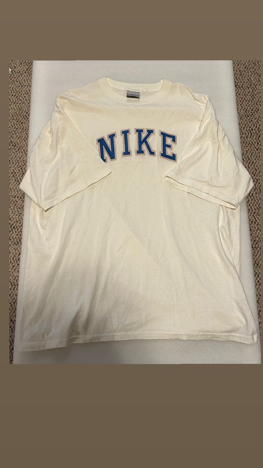 Nike Vintage white Nike tee Size US XXL / EU 58 / 5 - 1 Thumbnail