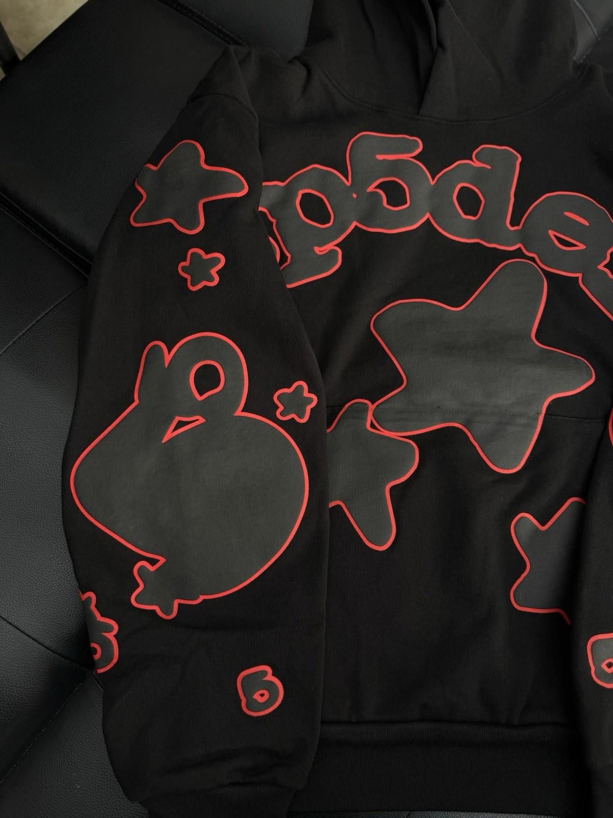 Sp5der Sp5der Worldwide Black Red Hoodie Size Medium (NEW) Size US M / EU 48-50 / 2 - 4 Thumbnail