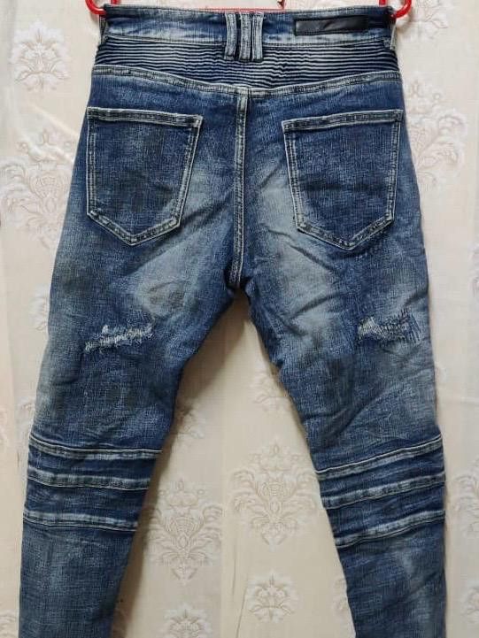 Embellish EMBELLISH BIKER JEANS DISTRESSED SKINNY FIT Size US 31 - 10 Thumbnail