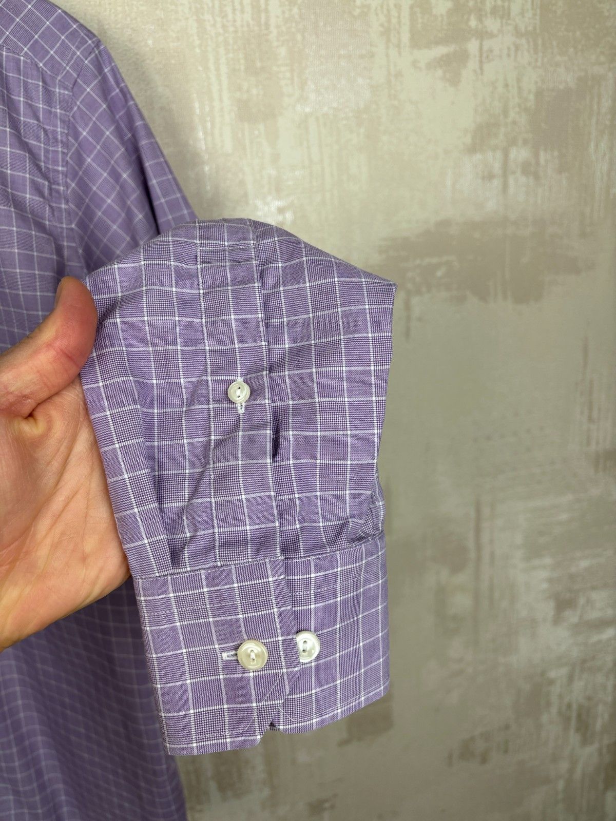 Eton Eton York Check Long Sleeve Dress Shirt Size 39 15.5 Slim Size US M / EU 48-50 / 2 - 9 Thumbnail