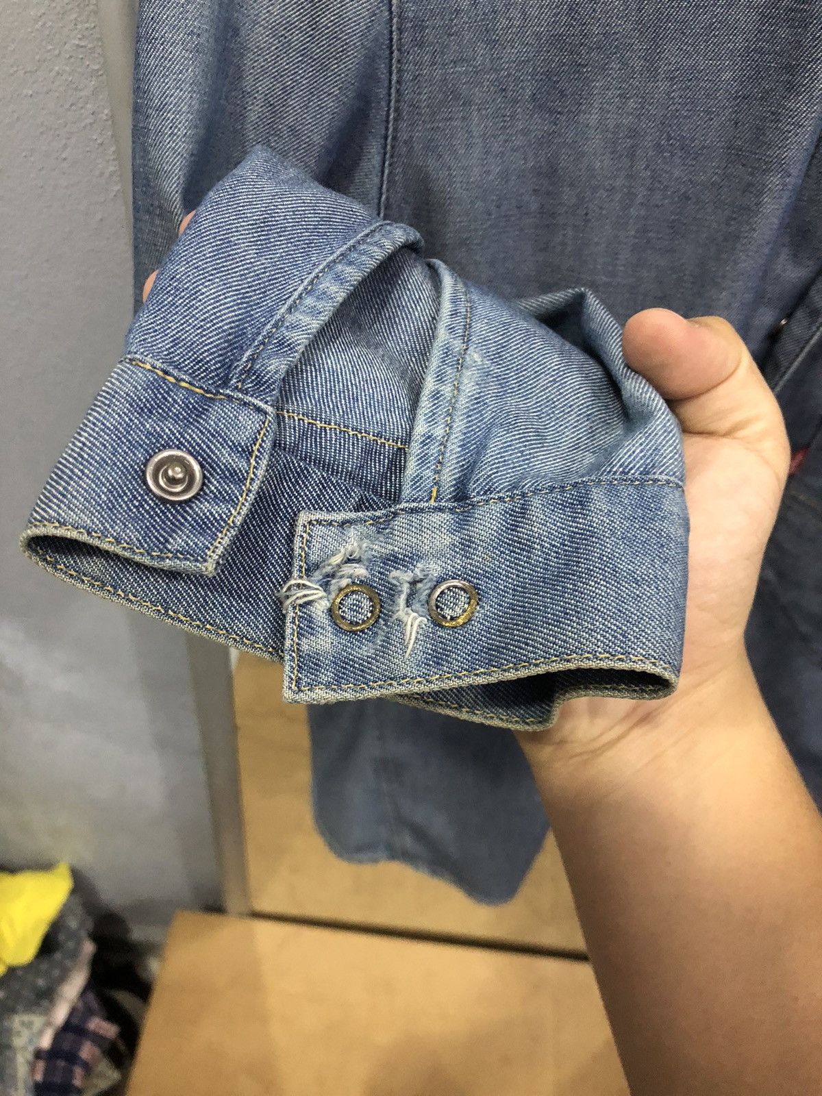 Levi's × Levi's Vintage Clothing Levi's Engineered Jeans Chambray Jacket Size US S / EU 44-46 / 1 - 8 Thumbnail