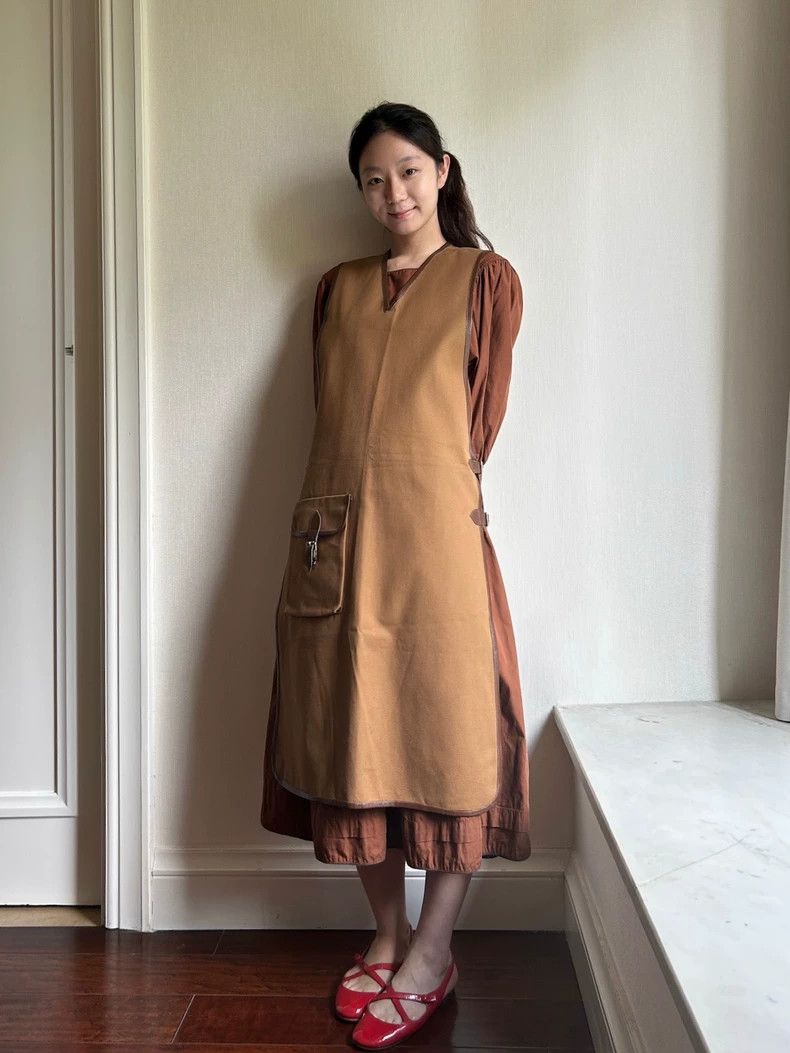 Other KENZO Work vest, caramel brown cotton fabric Size XS / US 0-2 / IT 36-38 - 6 Thumbnail