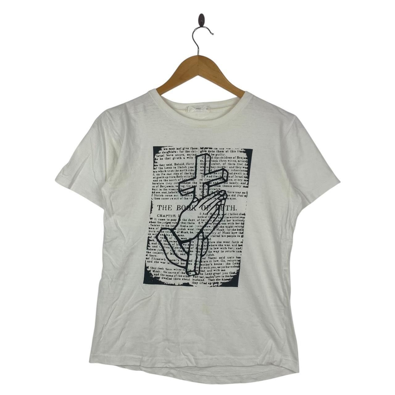Vintage Vintage THE BOOK OF TRUTH Virgin Mary Wacko Maria Tee Shirt Size M / US 6-8 / IT 42-44 - 1 Thumbnail