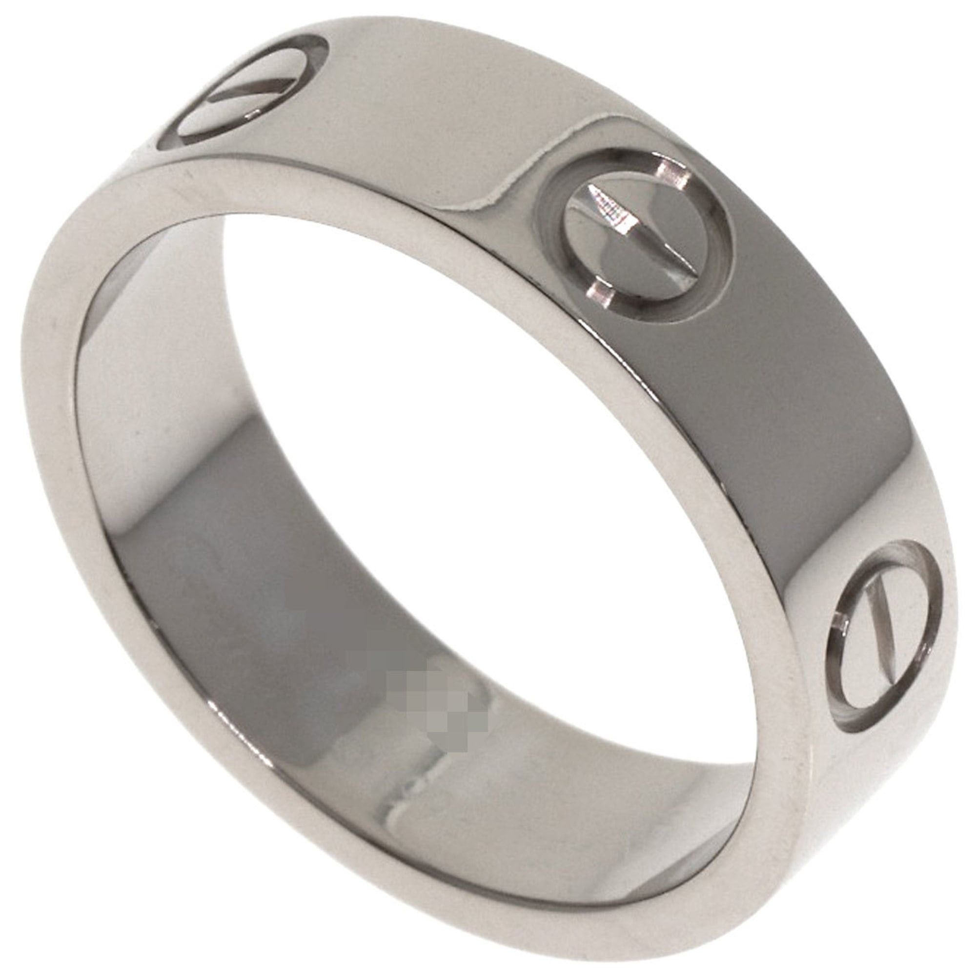 Cartier Cartier Love Ring #52 18K White Gold Women's Size ONE SIZE - 1 Thumbnail