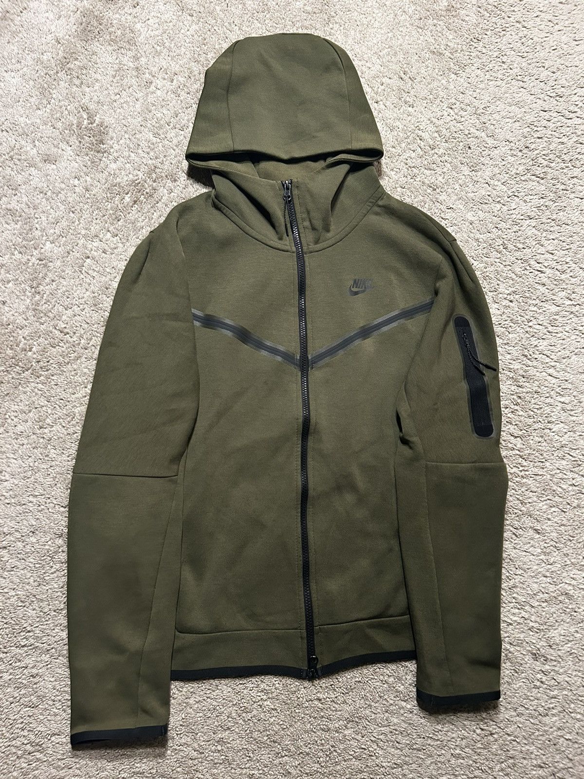 Nike Olive Green Nike Tech Fleece | Grailed