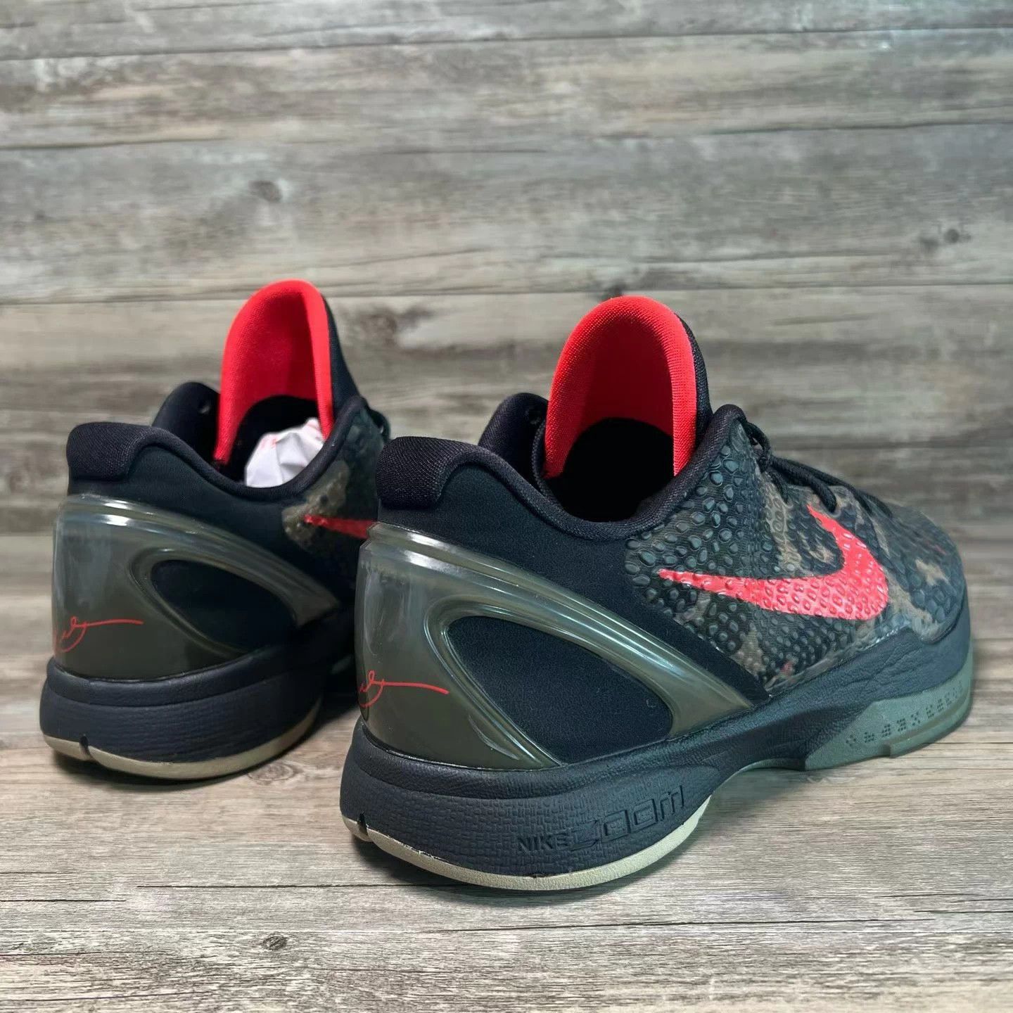 Nike Nike ZK6 Black Red Camo 43 EUR Size US 10 / EU 43 - 3 Thumbnail