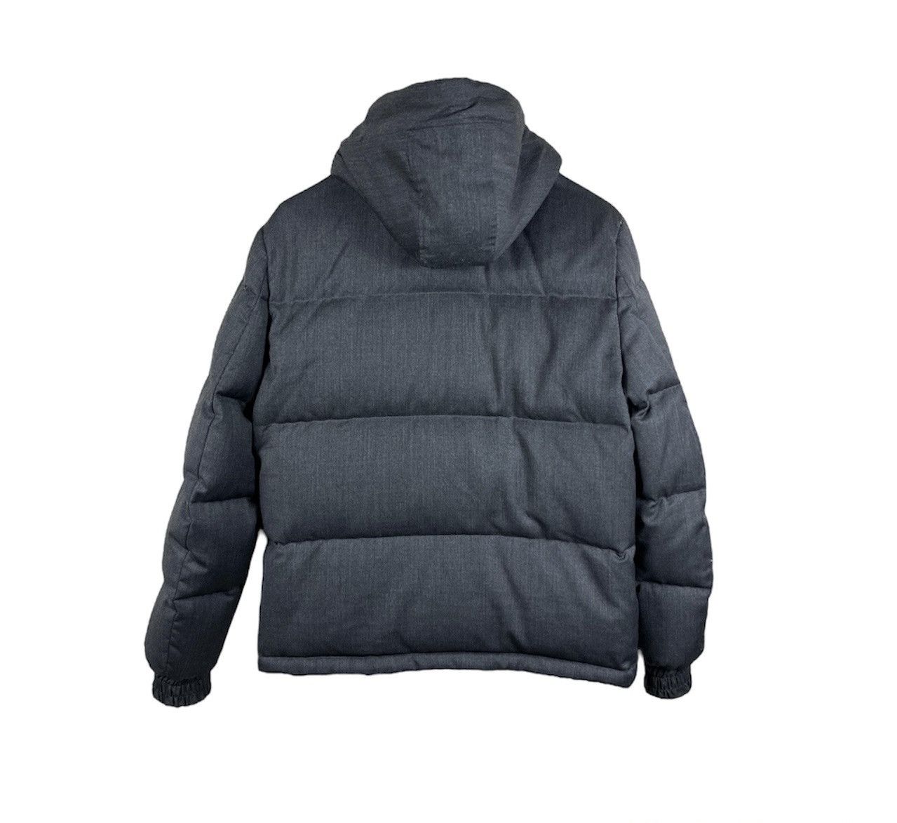 Designer × The Kooples The Kooples wool down puffer jacket hooded leather acs Size US M / EU 48-50 / 2 - 2 Thumbnail