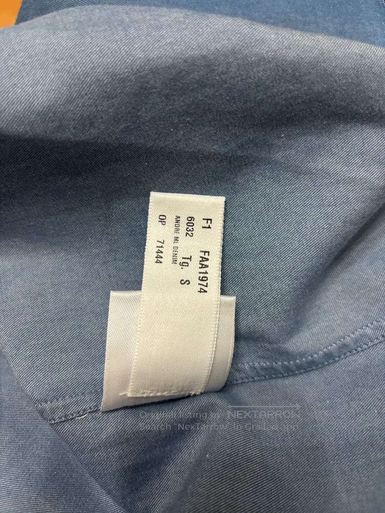 Loro Piana Loro Piana Blue Pure Cotton Shirt Size US S / EU 44-46 / 1 - 6 Thumbnail
