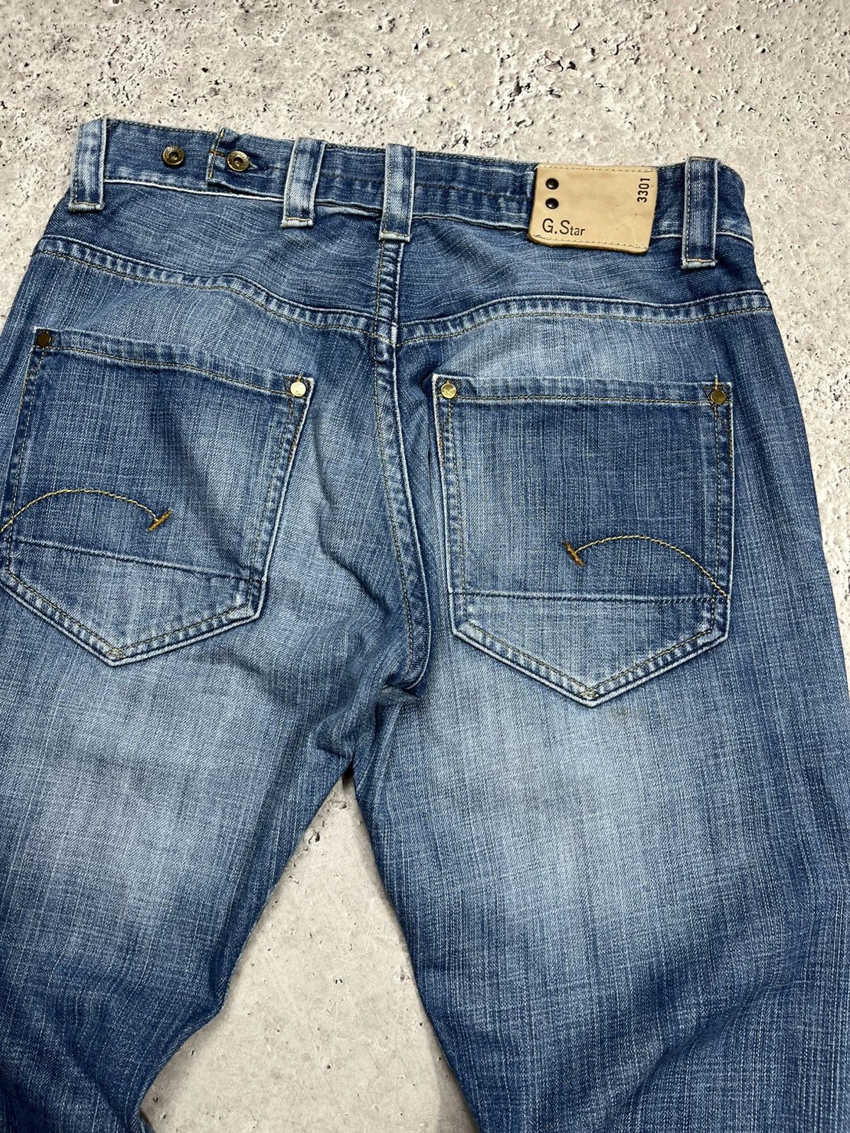 G-Star G-Star Raw Baggy Fit Blue Denim Jeans Pants Size US 32 / EU 48 - 5 Thumbnail