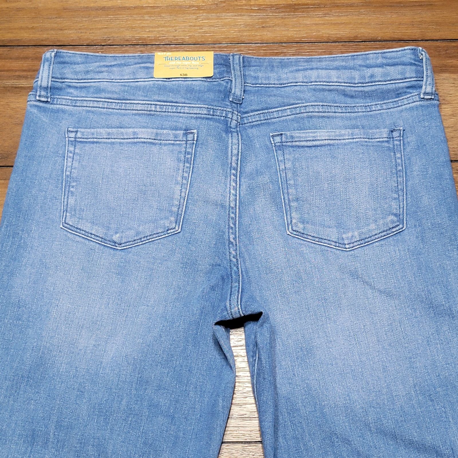 Other Thereabouts Mid Rise Flare Button Fly Jeans - 16.5 Plus NWT Size 34" / US 12 / IT 48 - 4 Thumbnail