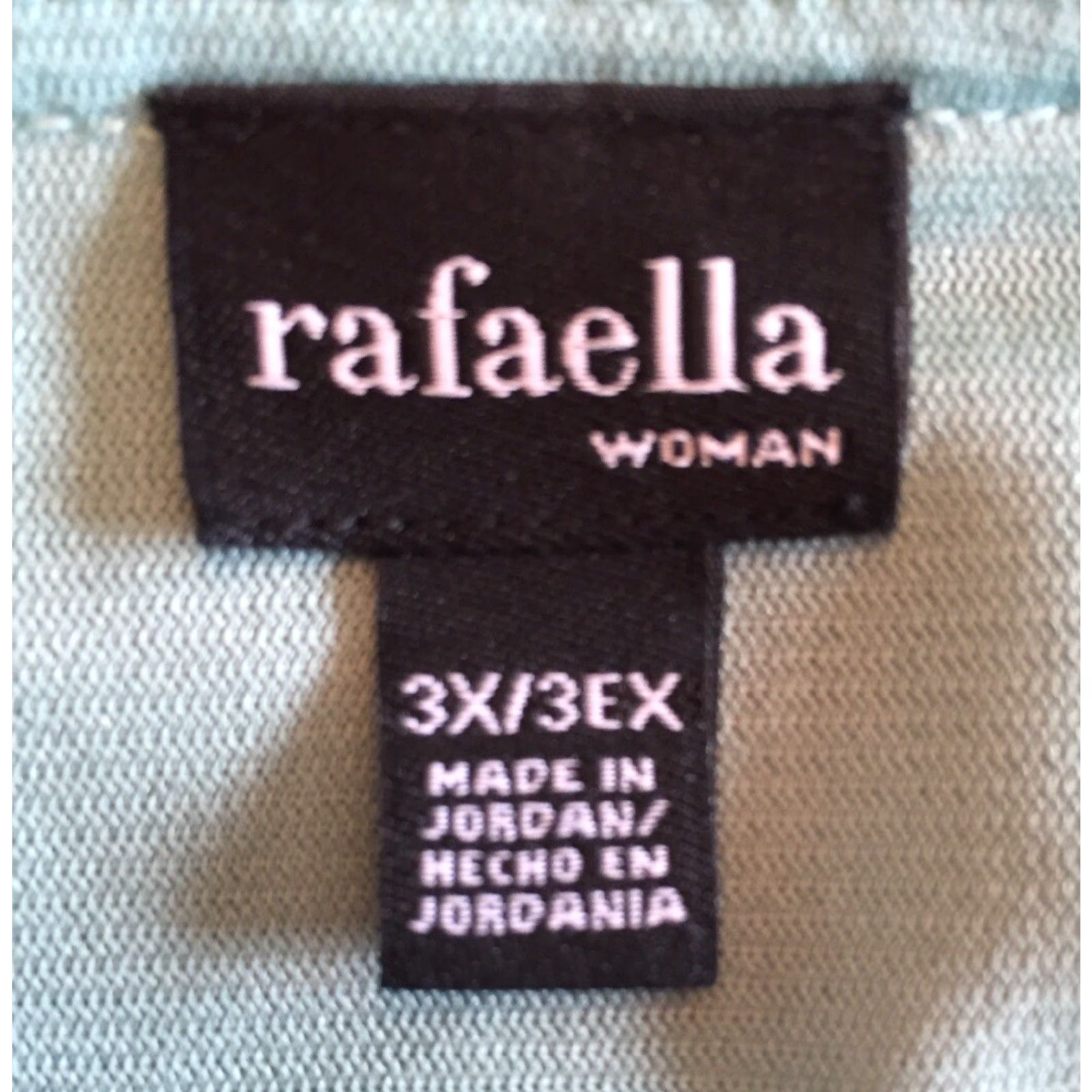 Vintage VINTAGE Rafaella Blouse Shirt Women Plus Size 3X Light Blue Sleeveless 26in 26in Womens Size XXL / US 16-18 / IT 52-54 - 3 Thumbnail