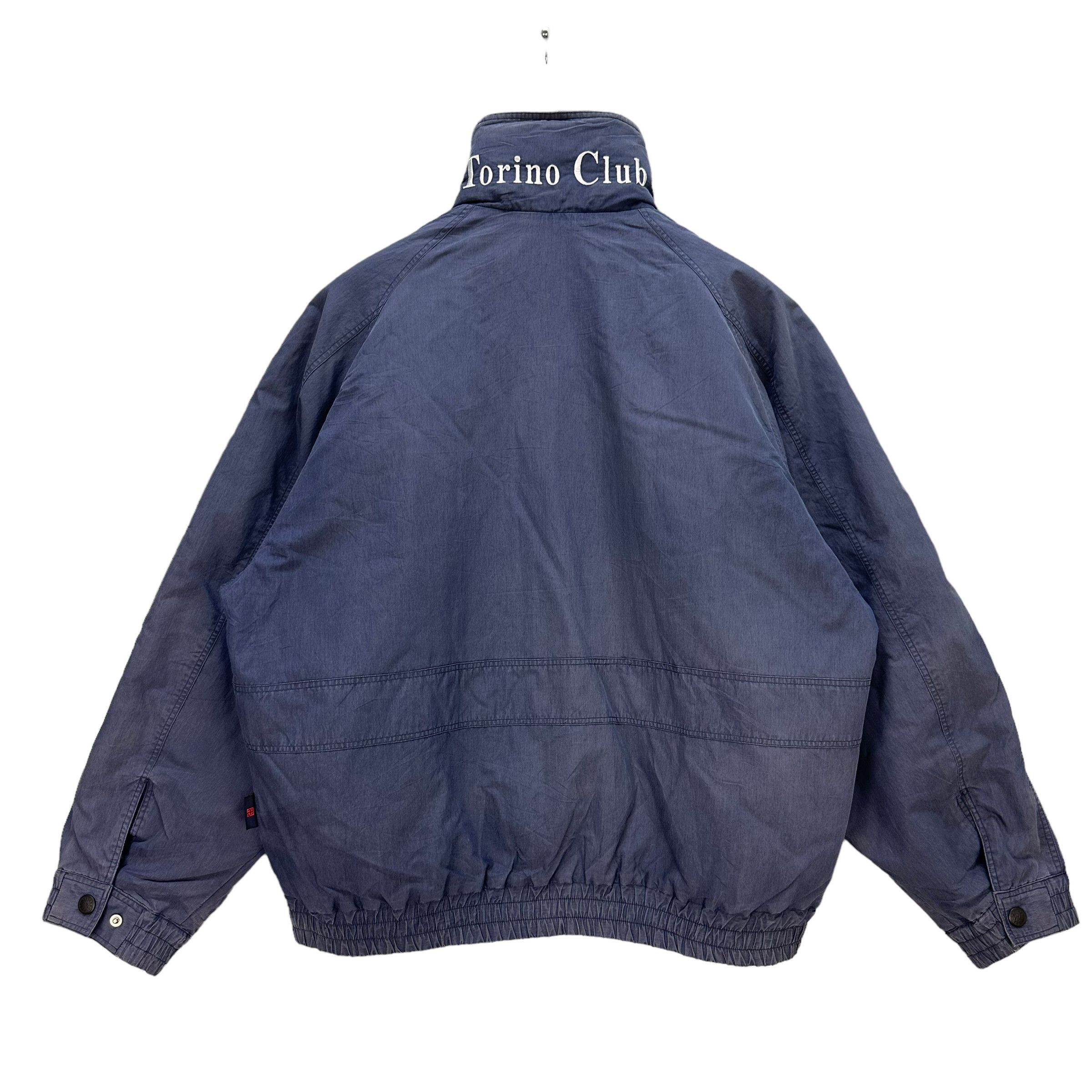 Japanese Brand TRASHED🔥 TORINO CLUB NECK LOGO JACKET #7539-151 Size US L / EU 52-54 / 3 - 15 Thumbnail