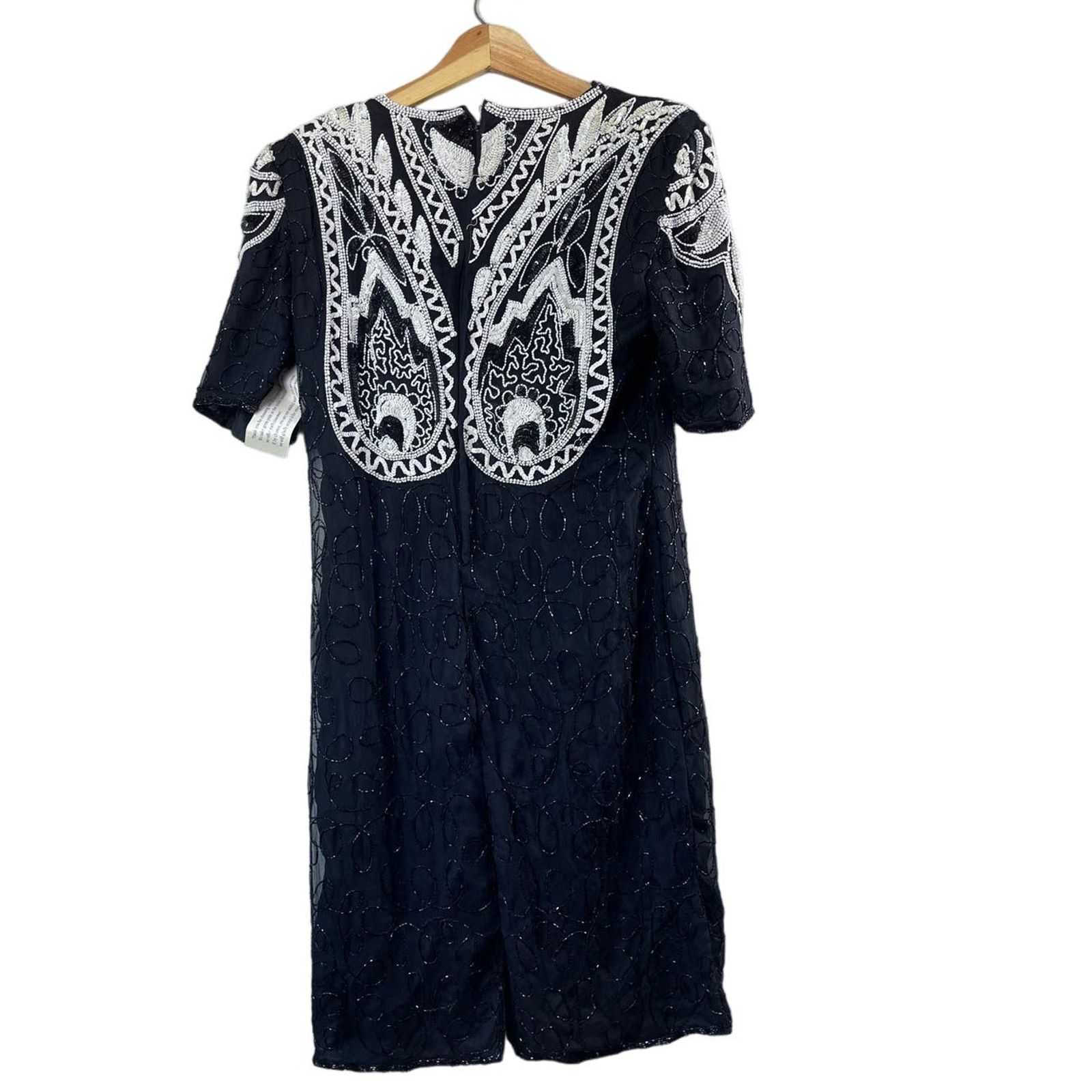 Vintage NWT Vintage Women's Special Occasion Beaded Dress S Size S / US 4 / IT 40 - 4 Thumbnail