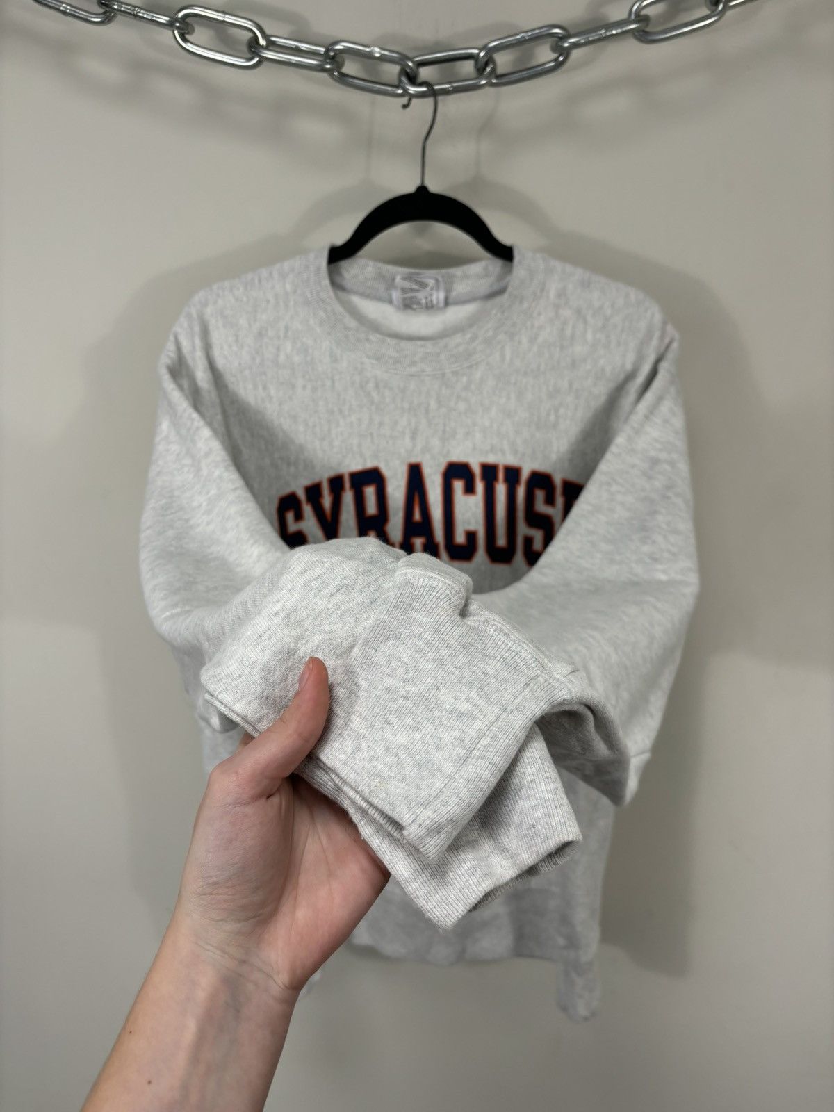 Champion Vintage Champion Reverse Weave Syracuse Gray Sweatshirt Size US L / EU 52-54 / 3 - 5 Thumbnail