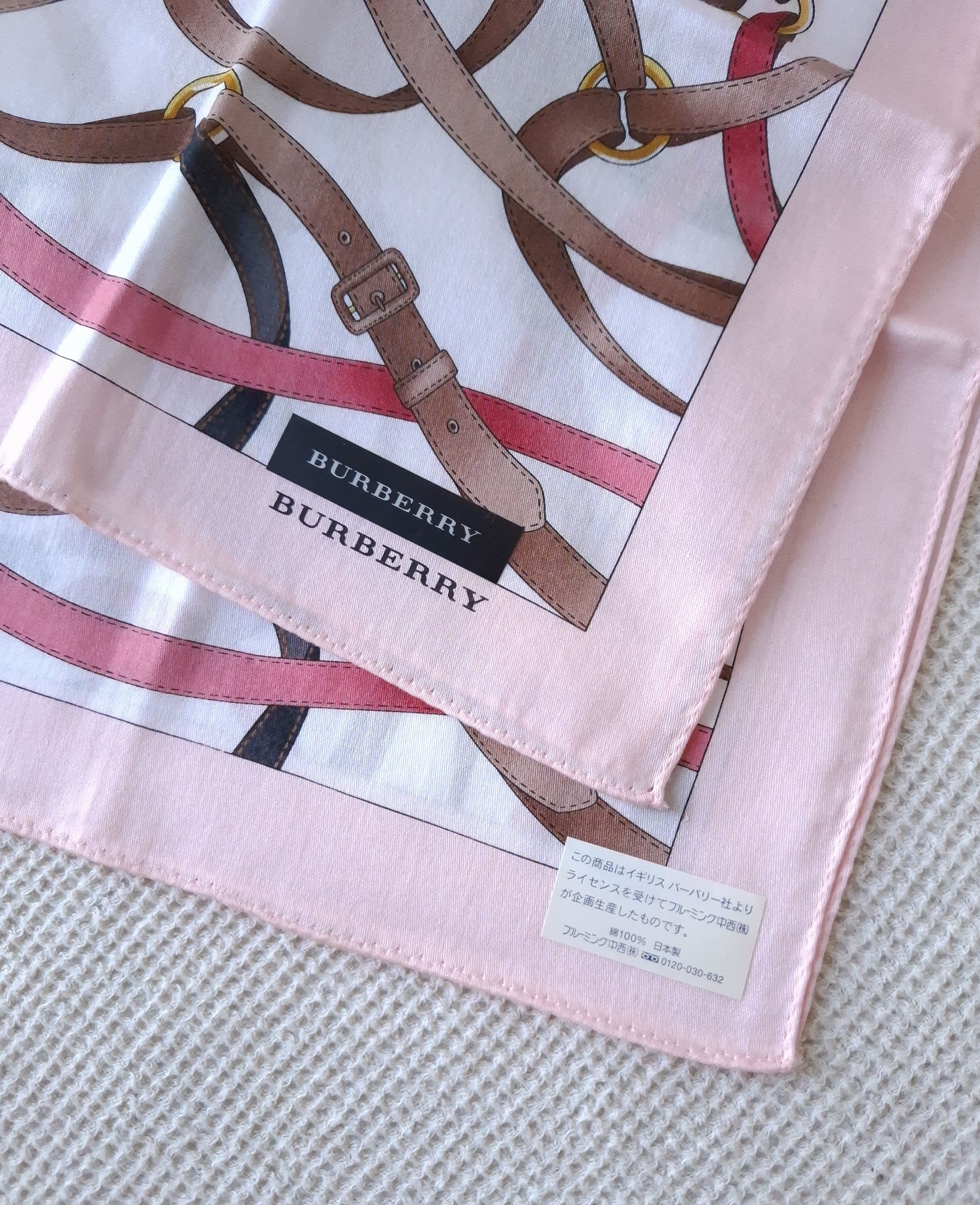 Burberry × Vintage NEW Vintage Burberry Bandana/Handkerchief/scarf Japan Size ONE SIZE - 4 Thumbnail