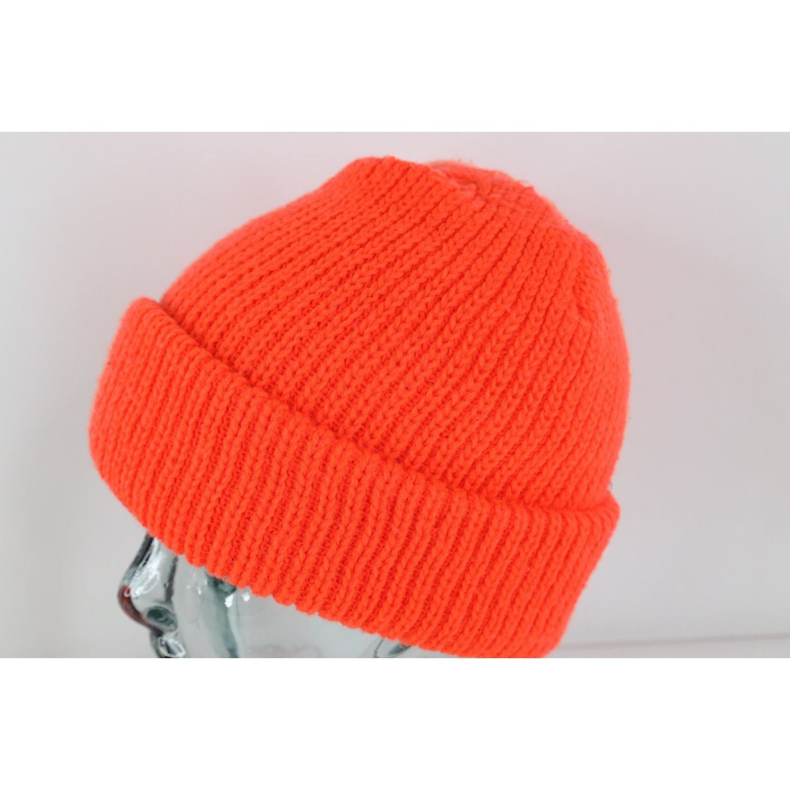 Vintage Vintage 90s Streetwear Double Wall Ribbed Knit Winter Beanie Size ONE SIZE - 2 Thumbnail