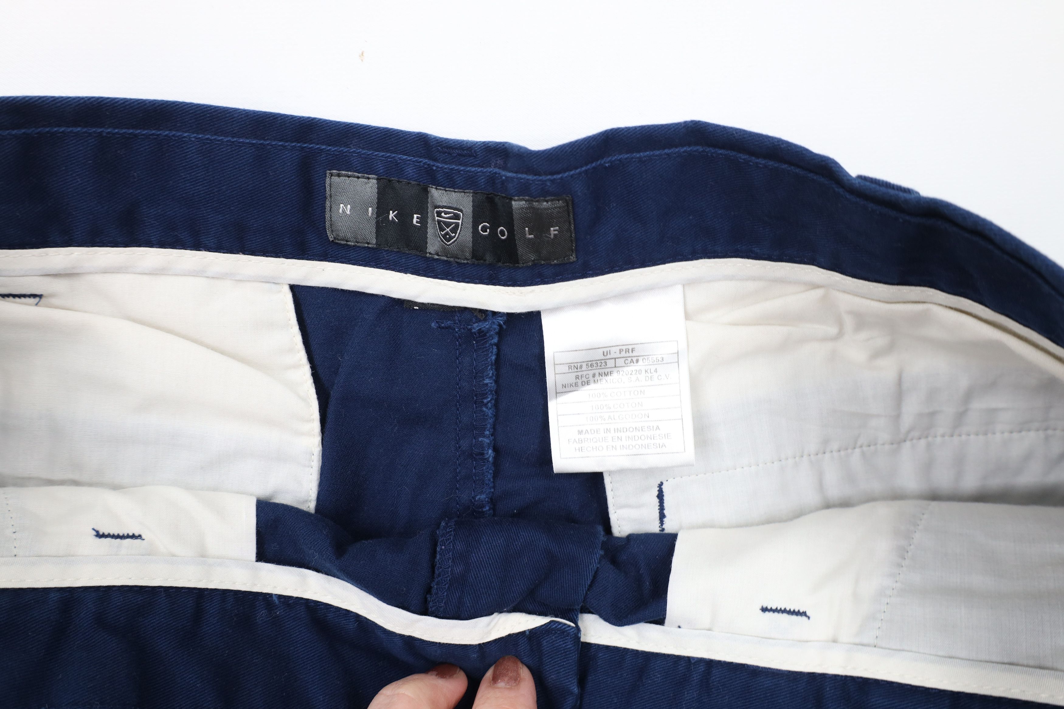 Nike × Vintage Vintage 90s Y2K Nike Golf Scott Mini Swoosh Chino Shorts Size US 34 / EU 50 - 7 Thumbnail