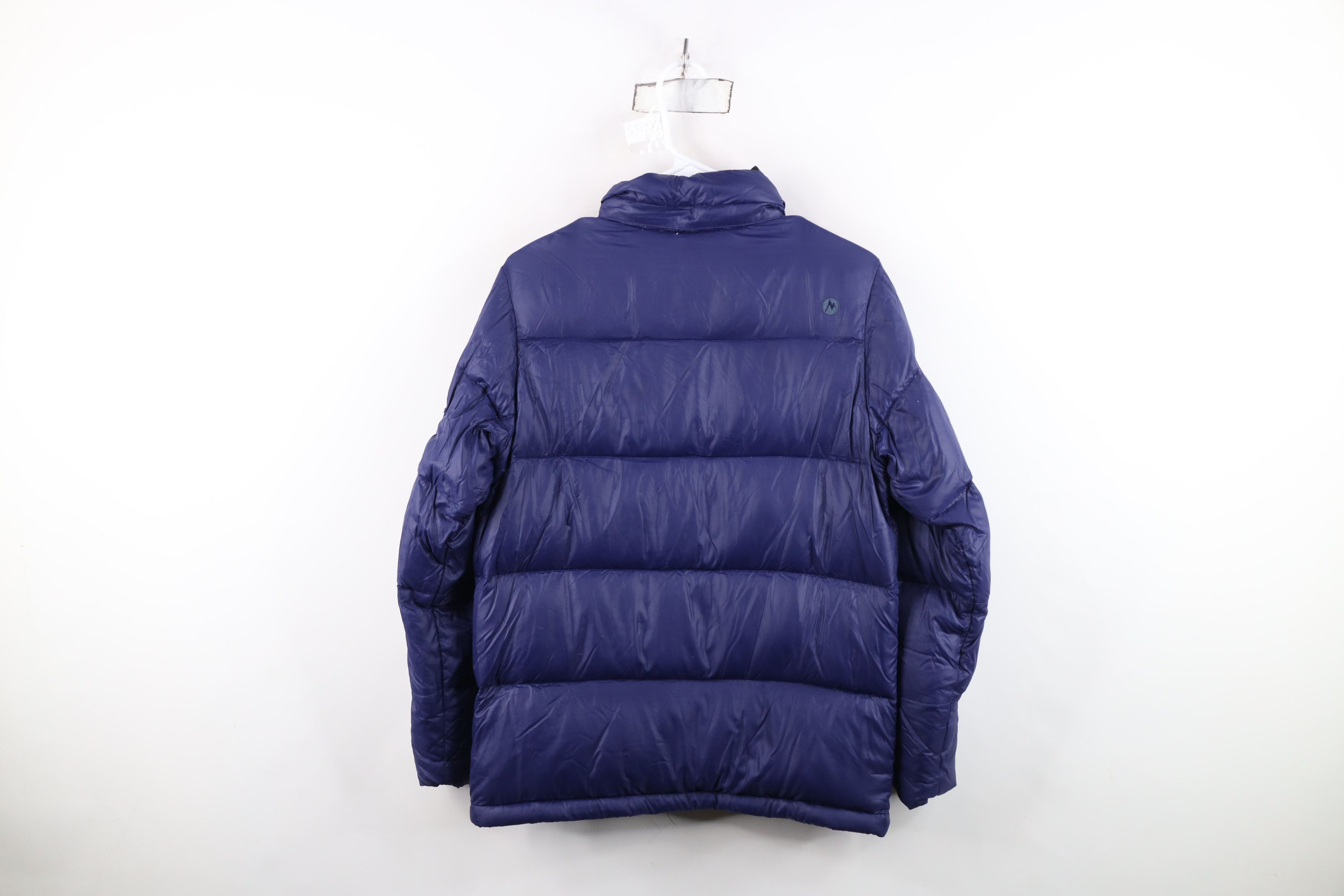 Marmot Marmot Down Feather Full Zip Winter Puffer Jacket Coat Blue Size XL / US 12-14 / IT 48-50 - 15 Thumbnail