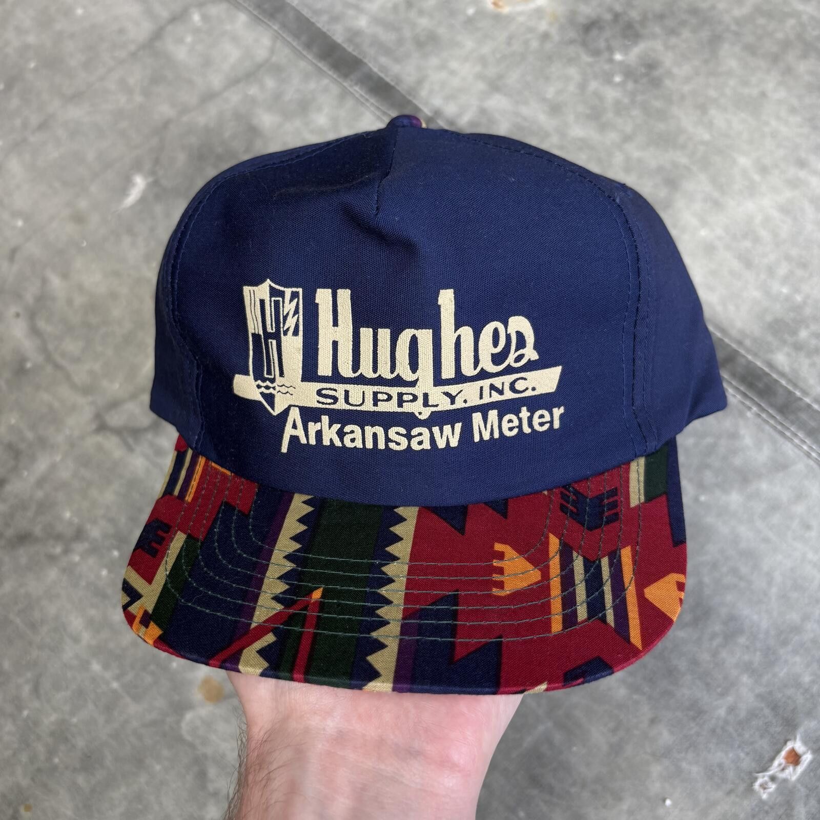 Vintage Vintage 90s Deadstock Arkansaw Company Aztec SnapBack Hat Size ONE SIZE - 1 Thumbnail
