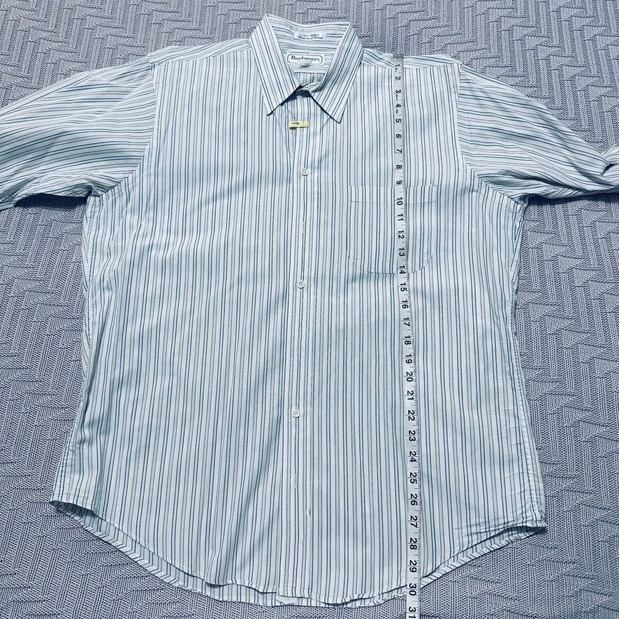 Burberry Vintage Burberry cream striped button down size 16.5 Size US L / EU 52-54 / 3 - 7 Thumbnail