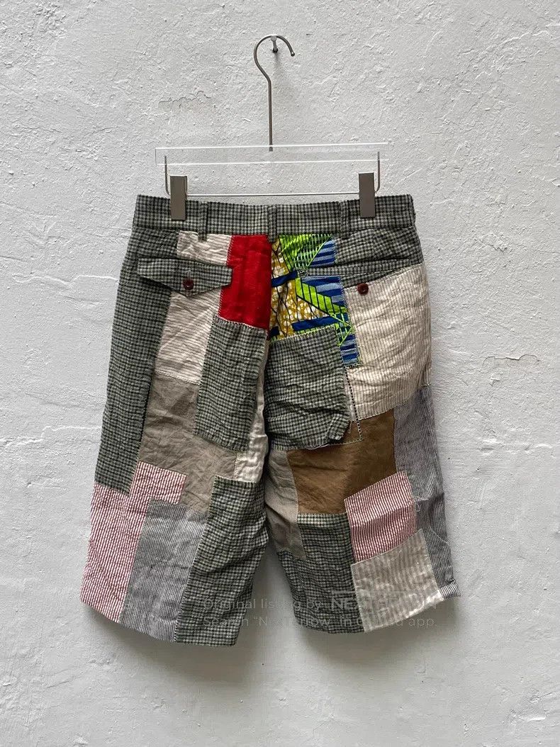 Junya Watanabe Junya Watanabe size M Ancient cloth patchwork five-panel p Size US 27 - 5 Thumbnail