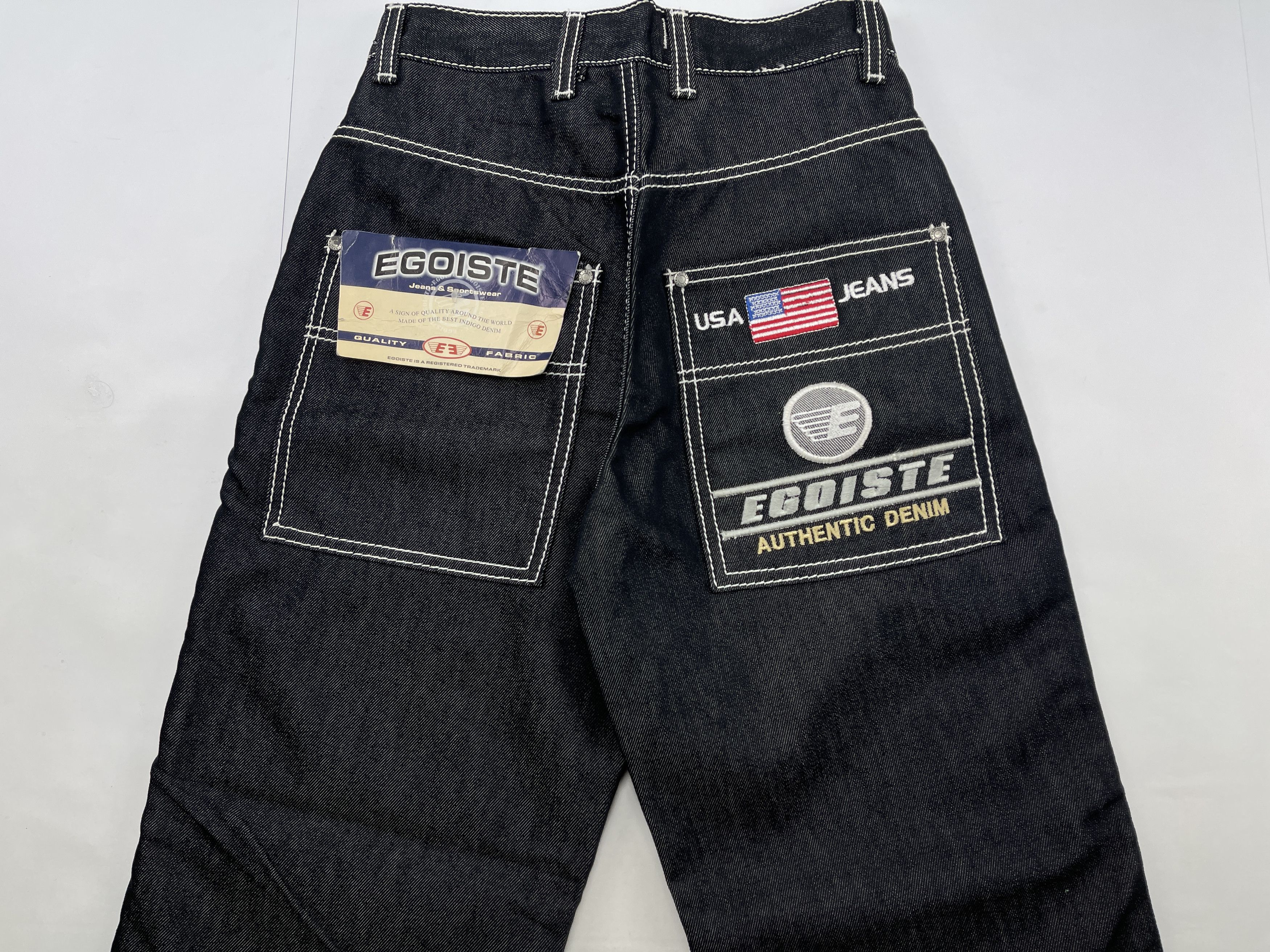 Vintage Egoiste jeans, vintage, 90s hip hop, baggy 1990s size 26 Size US 26 / EU 42 - 3 Thumbnail