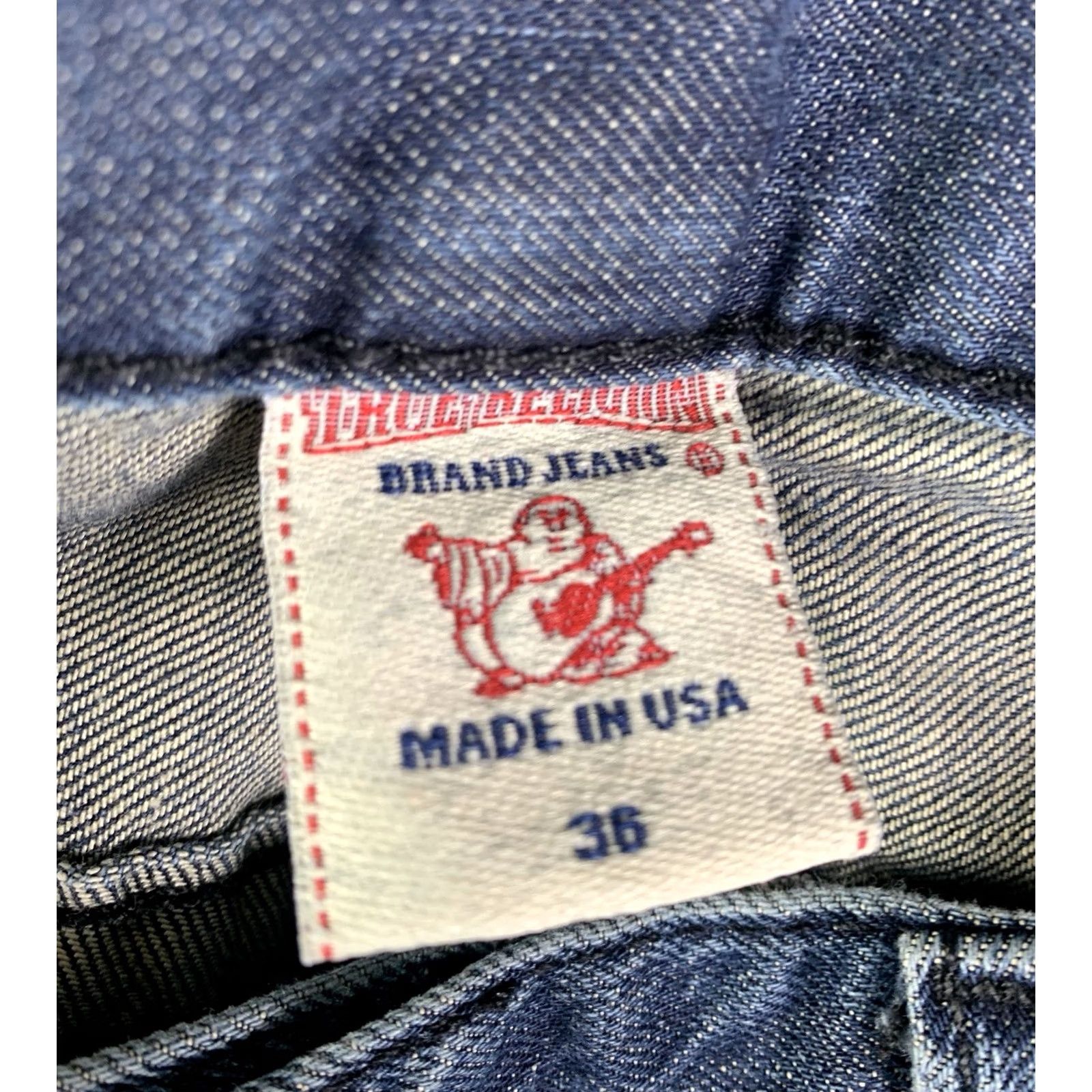 True Religion VINTAGE True Religion Ricky Jeans USA Made in USA Blue Denim Mens 38x28 Size US 38 / EU 54 - 5 Thumbnail