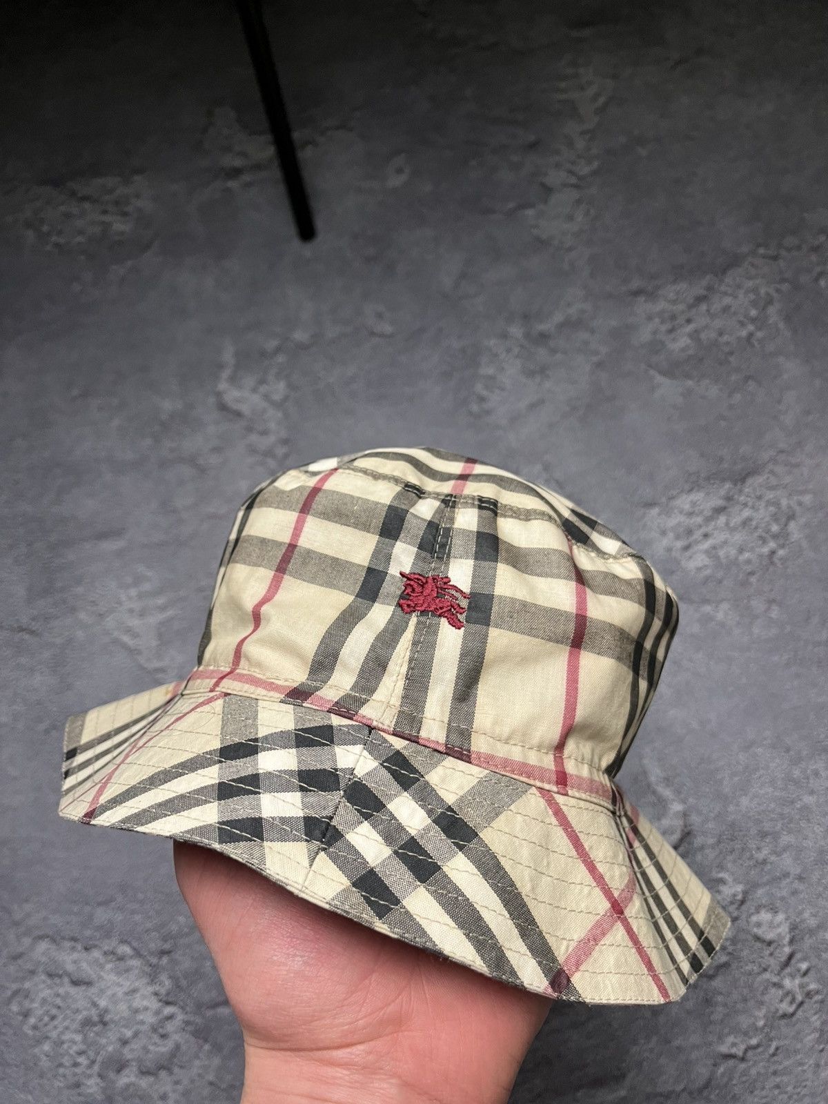 Burberry Vintage Burberry Panama Hats Cap Nova Check Size ONE SIZE - 1 Thumbnail