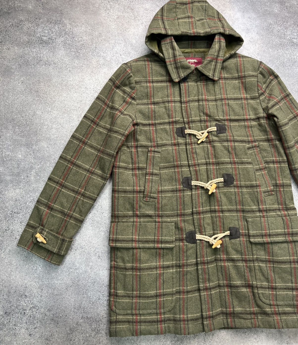 Merc Merc London vintage checked British style duffle coat Size US M / EU 48-50 / 2 - 2 Thumbnail
