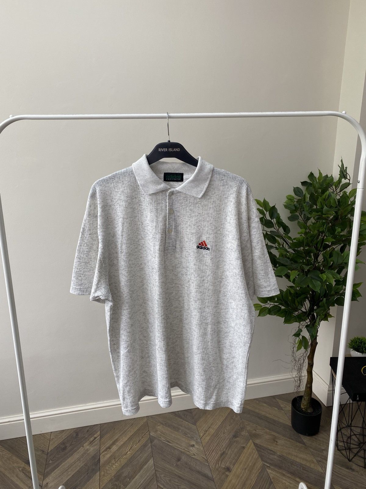 Adidas × Vintage Vintage Adidas Equipment Polo 90s Rare Hype Tee Size US XL / EU 56 / 4 - 1 Thumbnail