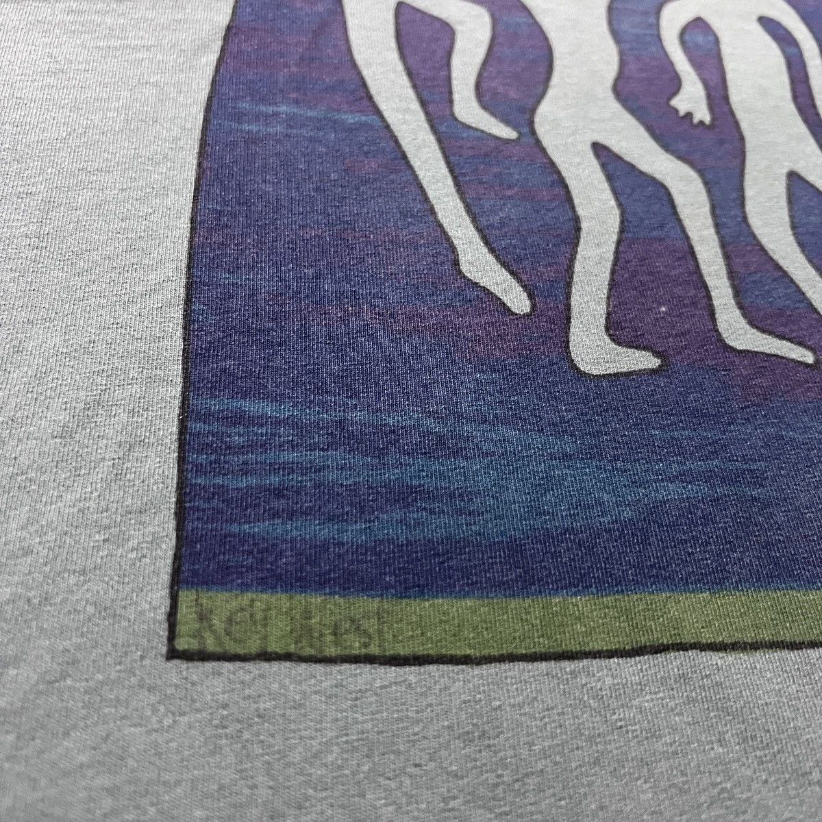 Vintage Vintage 90s Rankine Art Tee 2XL Faded graphic streetwear Size US XXL / EU 58 / 5 - 4 Thumbnail