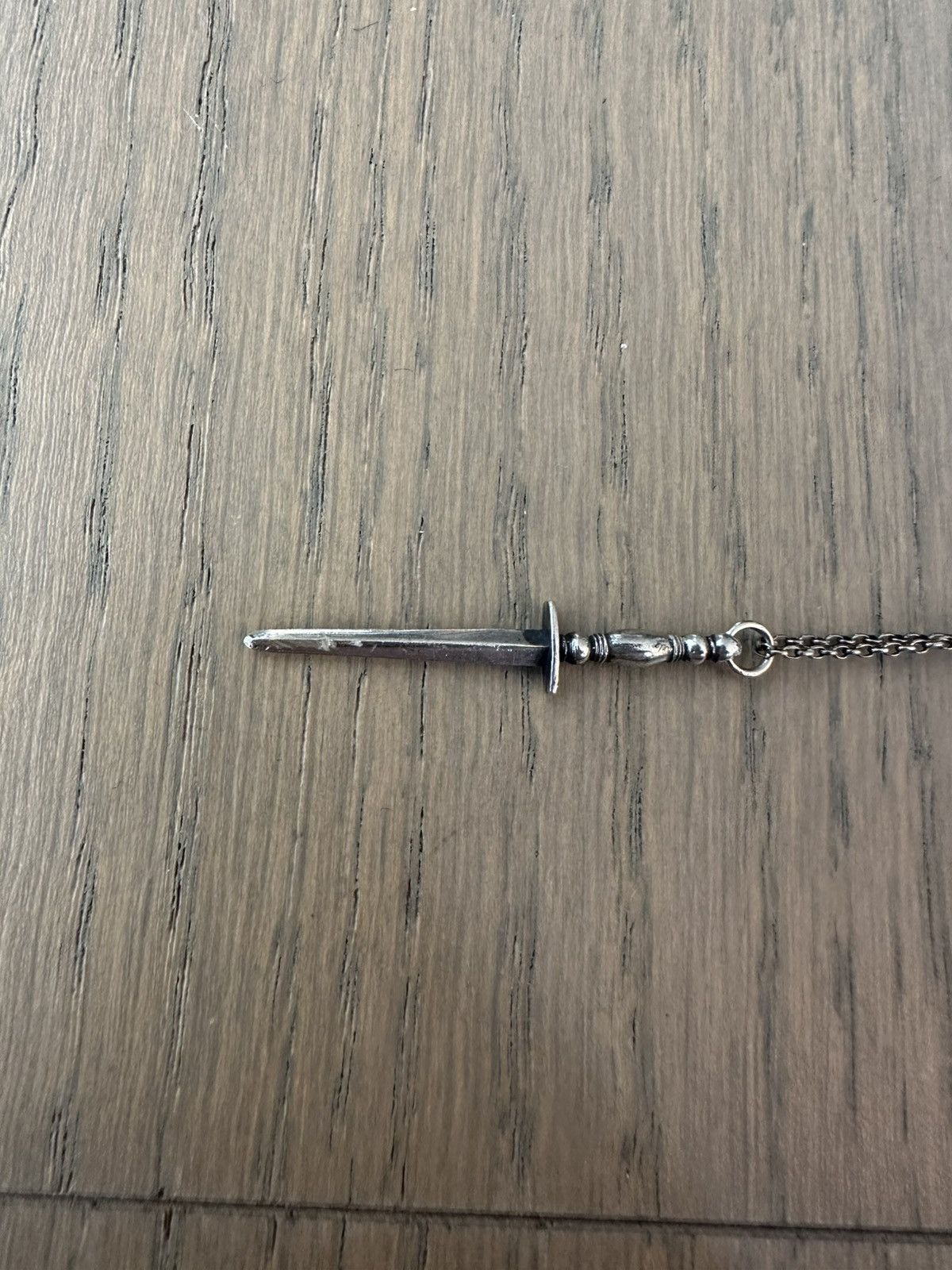 Ugo Cacciatori Silver Gladius Dagger Pendant Necklace Size ONE SIZE - 4 Thumbnail