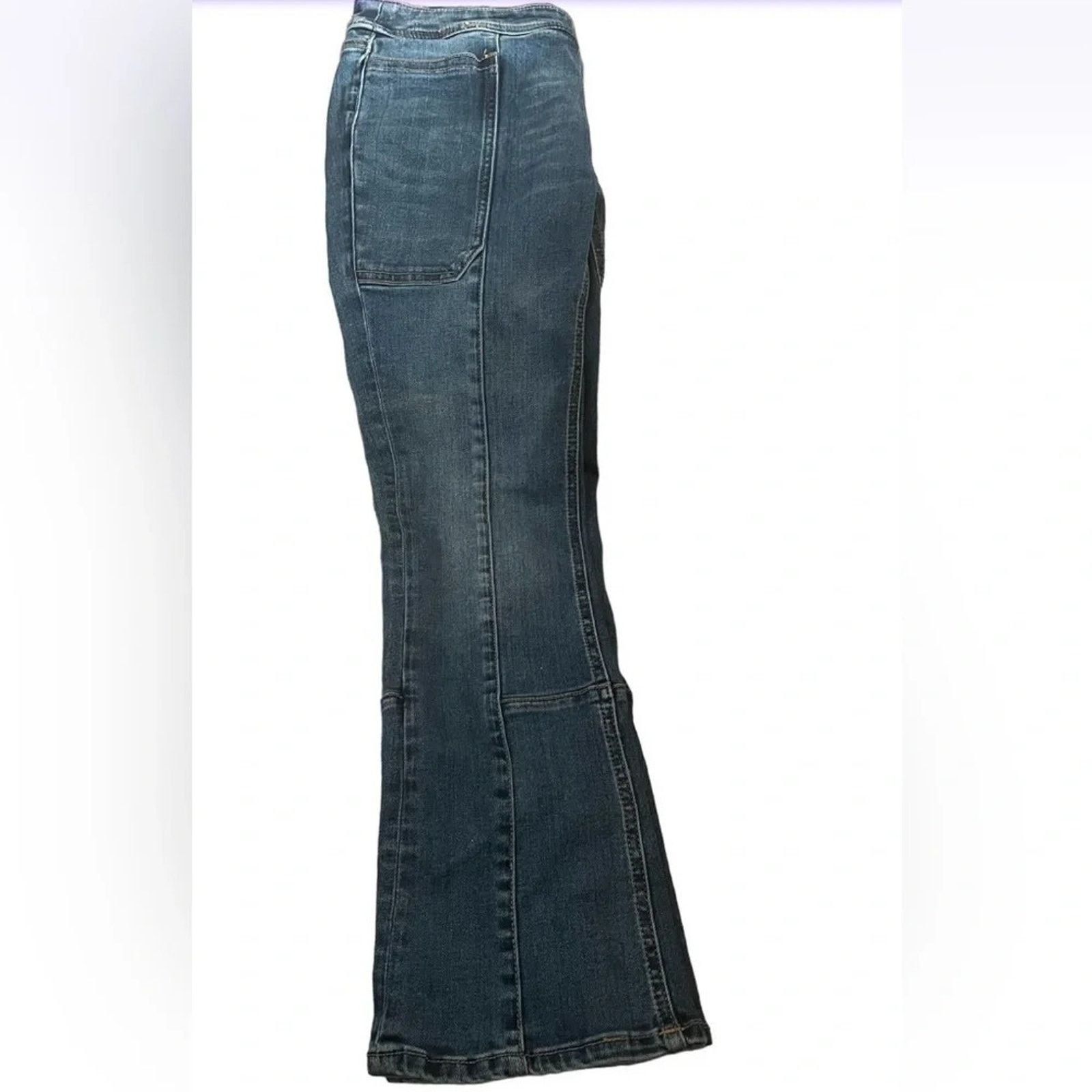 The Unbranded Brand Pilcro by Anthropologie Utility high-rise boot cut jeans, 26 Size 26" / US 2 / IT 38 - 1 Thumbnail