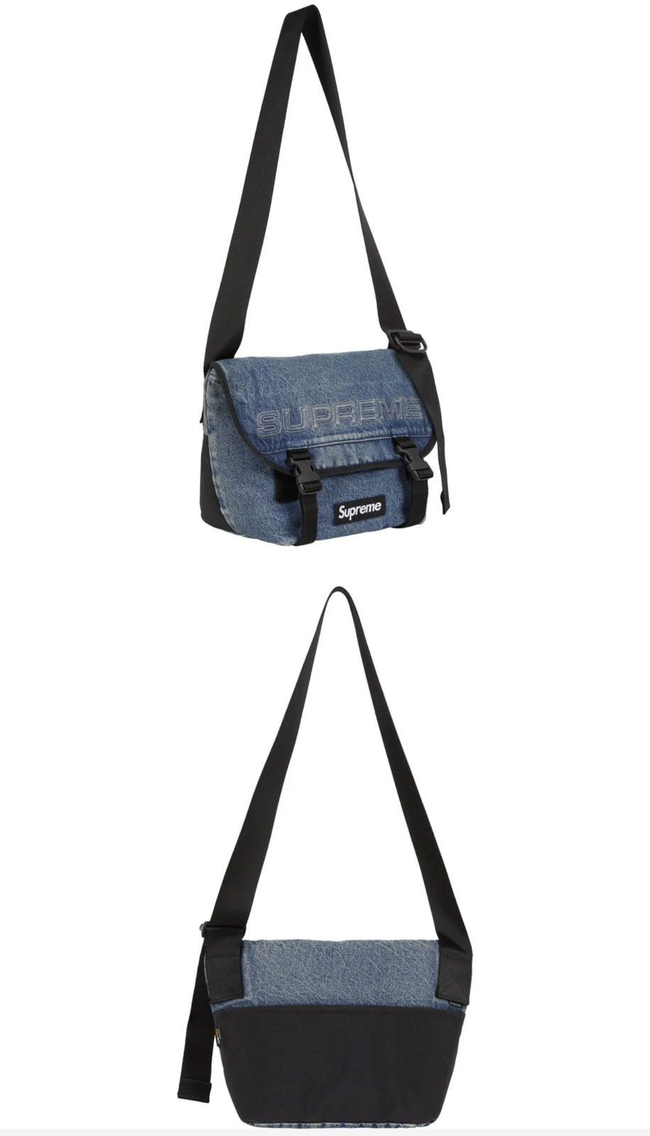 Supreme Supreme denim messenger bag Size ONE SIZE - 2 Thumbnail