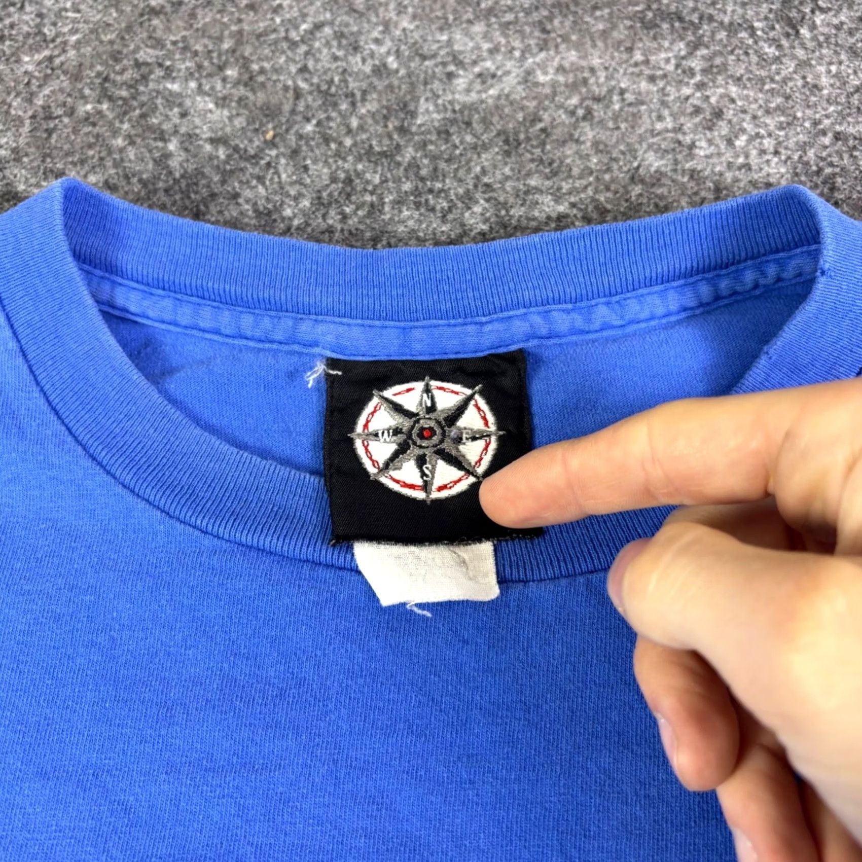 Vintage VINTAGE 90s Make The Run Ski Graphic Pocket T-Shirt Blue Large Mens Short Sleeve Cotton Shipping 1-2 Days Size US L / EU 52-54 / 3 - 5 Thumbnail