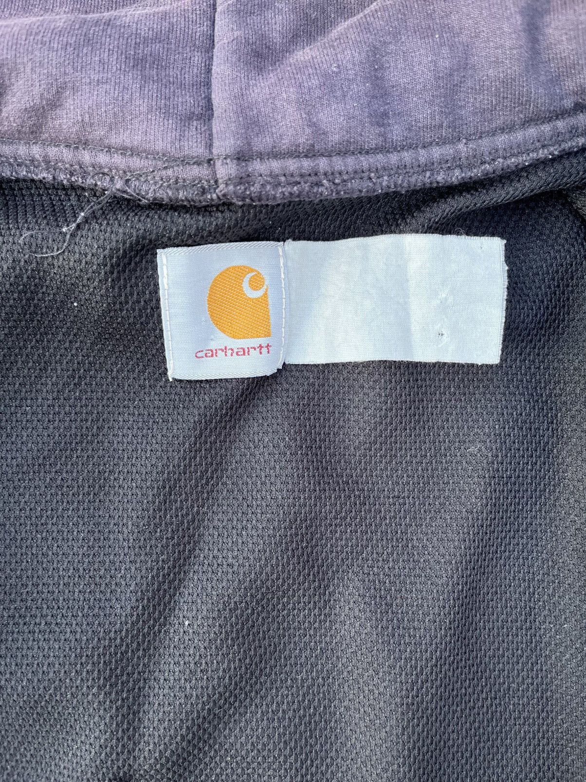 Carhartt × Carhartt Wip Vintage Carhartt Hoodie Sun Fade Distressed Jacket Thermal Size US L / EU 52-54 / 3 - 8 Thumbnail
