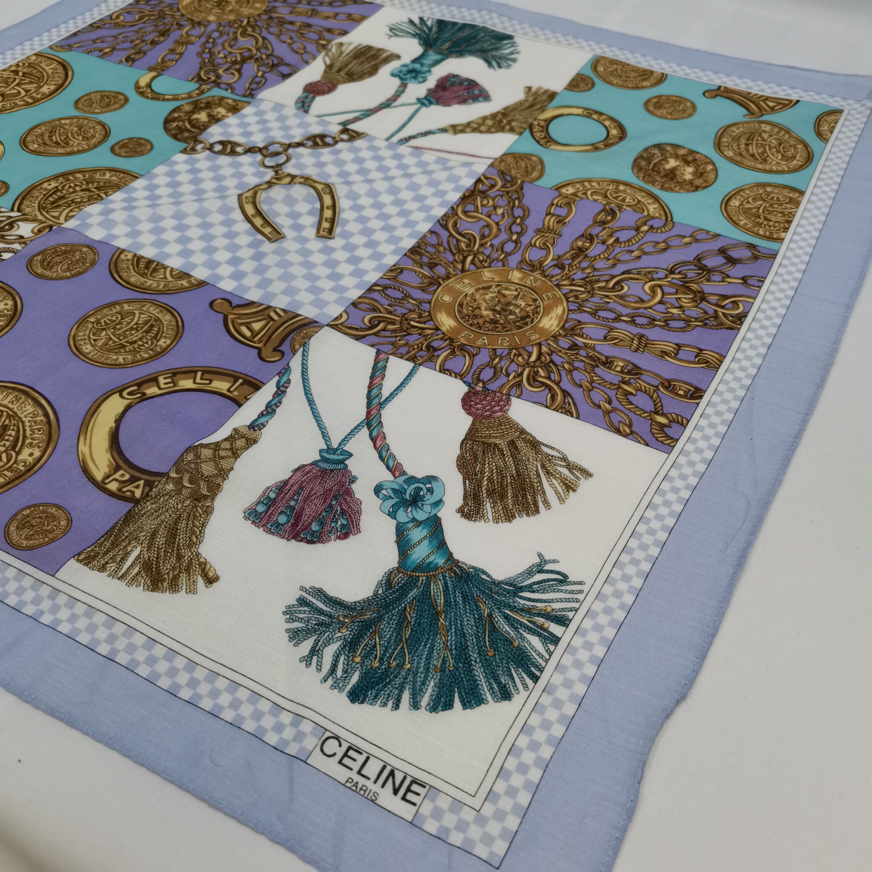Celine CELINE HANDKERCHIEF/ NECKERCHIEF/ SCARF/ BANDANA Size ONE SIZE - 1 Thumbnail