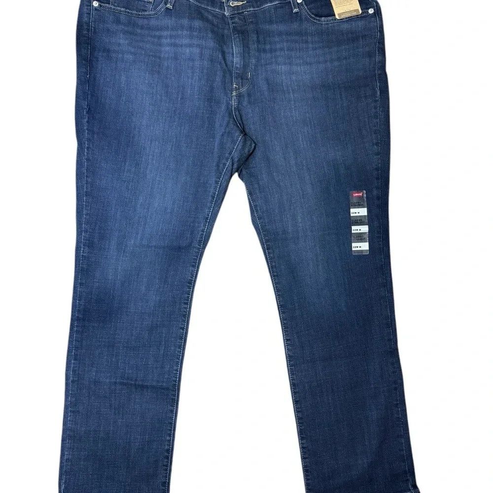 Levi's Levi's Trendy Plus Size Classic Straight Leg Jeans Size 22" - 4 Thumbnail