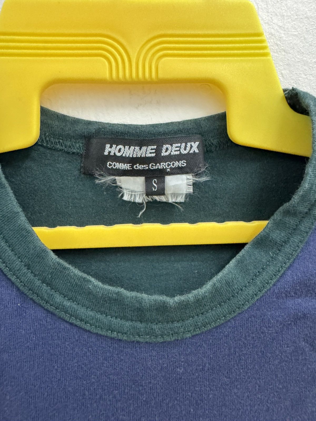 Comme des Garcons Comme Des Garcons Homme Deux Play Colour Blocks Tshirt Size US S / EU 44-46 / 1 - 2 Thumbnail