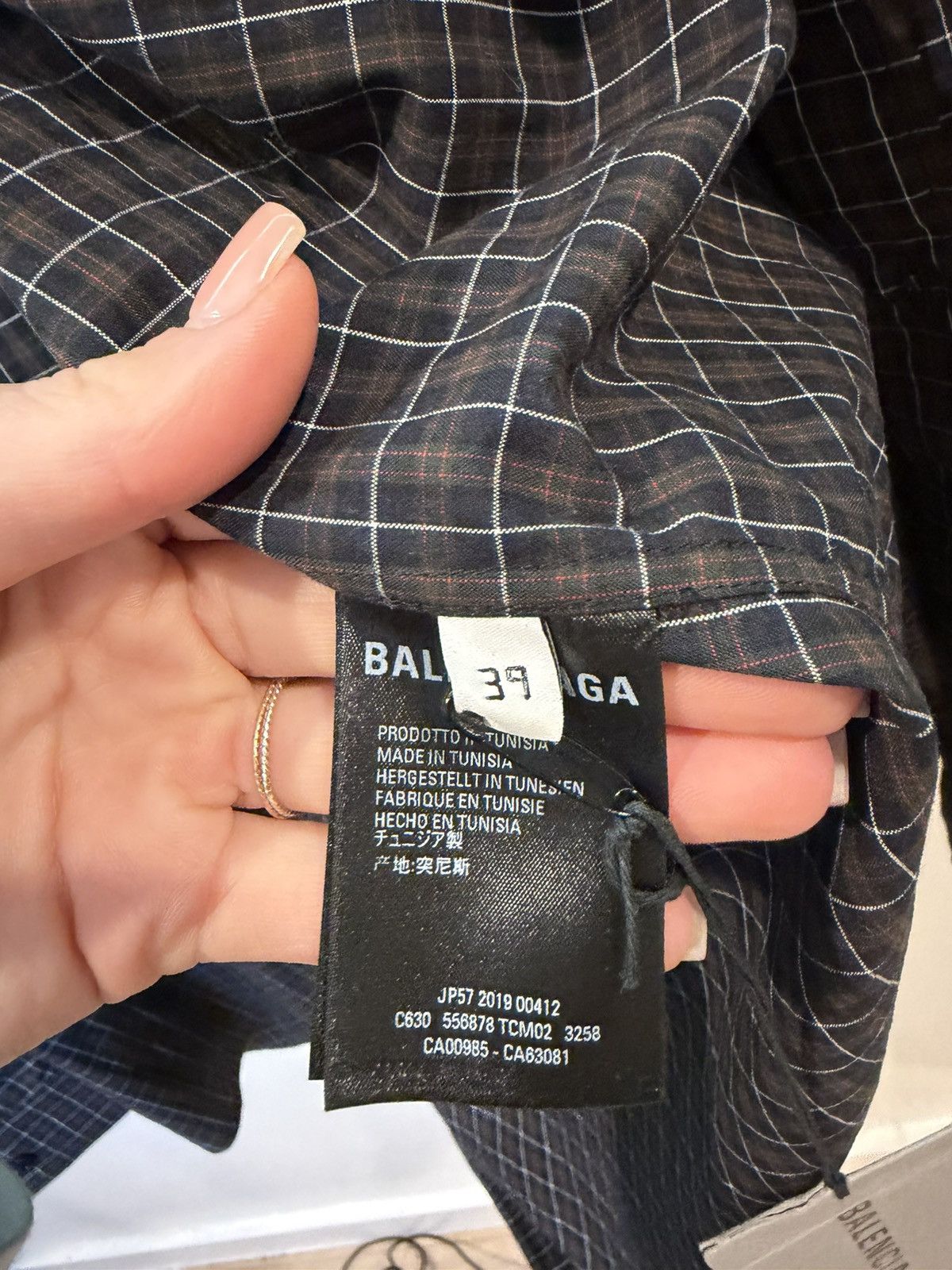 Balenciaga Balenciaga Flannel Size US L / EU 52-54 / 3 - 4 Thumbnail