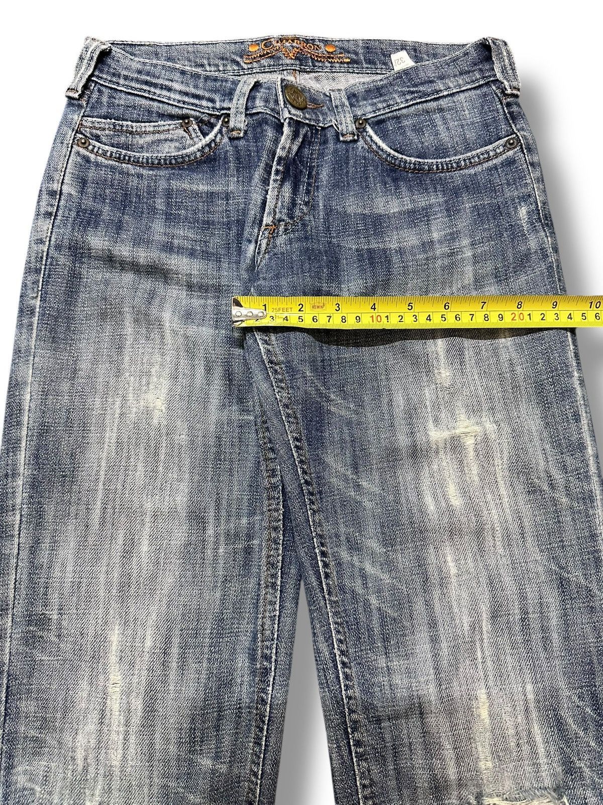 Japanese Brand Distressed Vintage Jeans Flare Style With Faded Wash Size US 28 / EU 44 - 13 Thumbnail