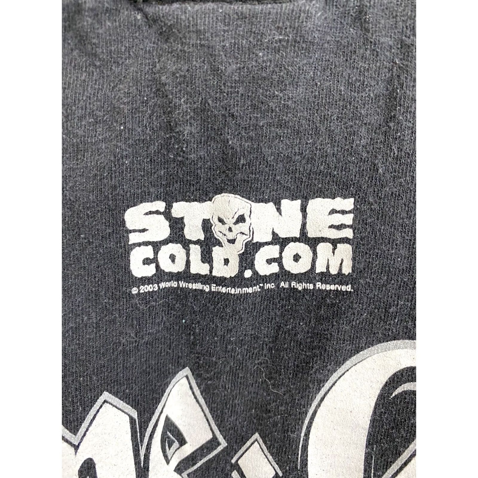 Vintage VTG Stone Cold Austin 3:16 Stunner Inc Skull WWE WWF T-Shirt XL Black Men Short Sleeve T-Shirt Mens XXXL? Size US XL / EU 56 / 4 - 4 Thumbnail