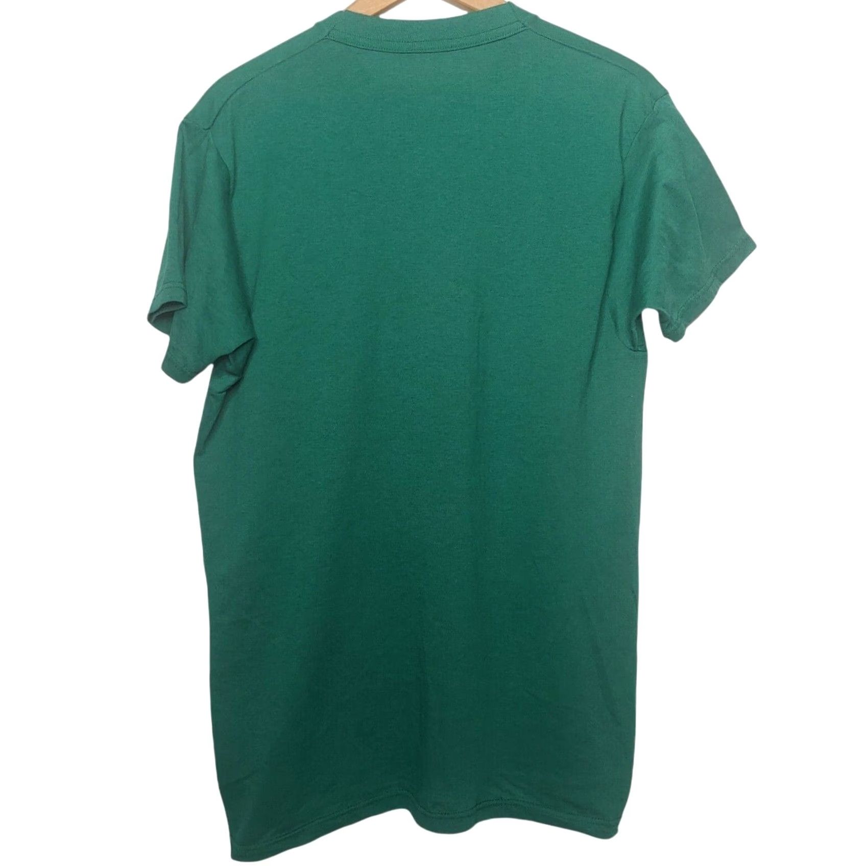 Fruit Of The Loom VINTAGE Fruit of the Loom Golden Blend Pocket T Shirt L Emerald Green 90s Mens Size US L / EU 52-54 / 3 - 5 Thumbnail